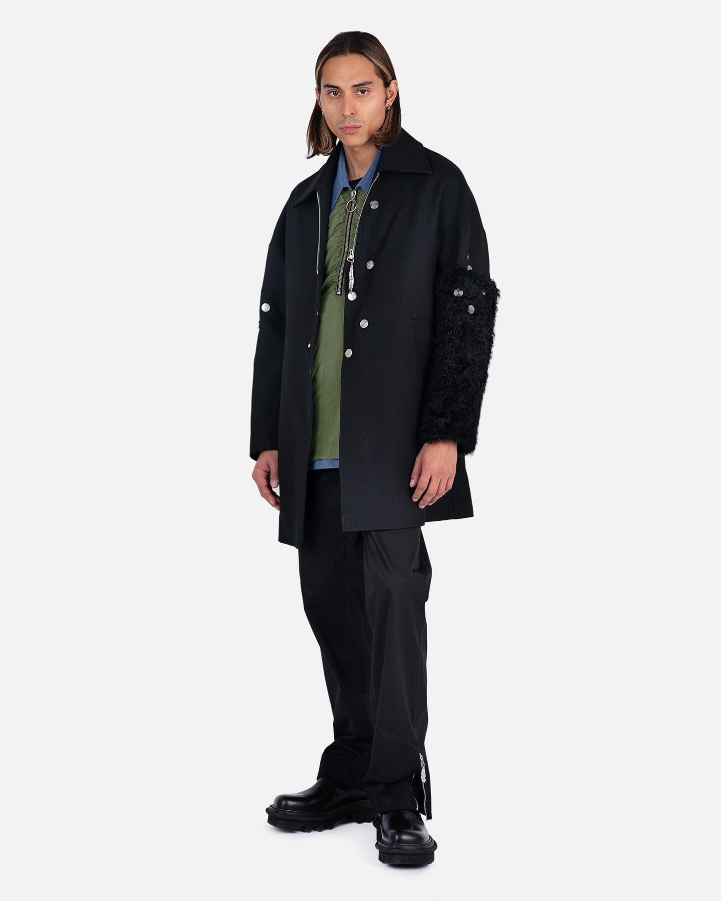 NAMACHEKO Men's Coat Aloros Coat in Black