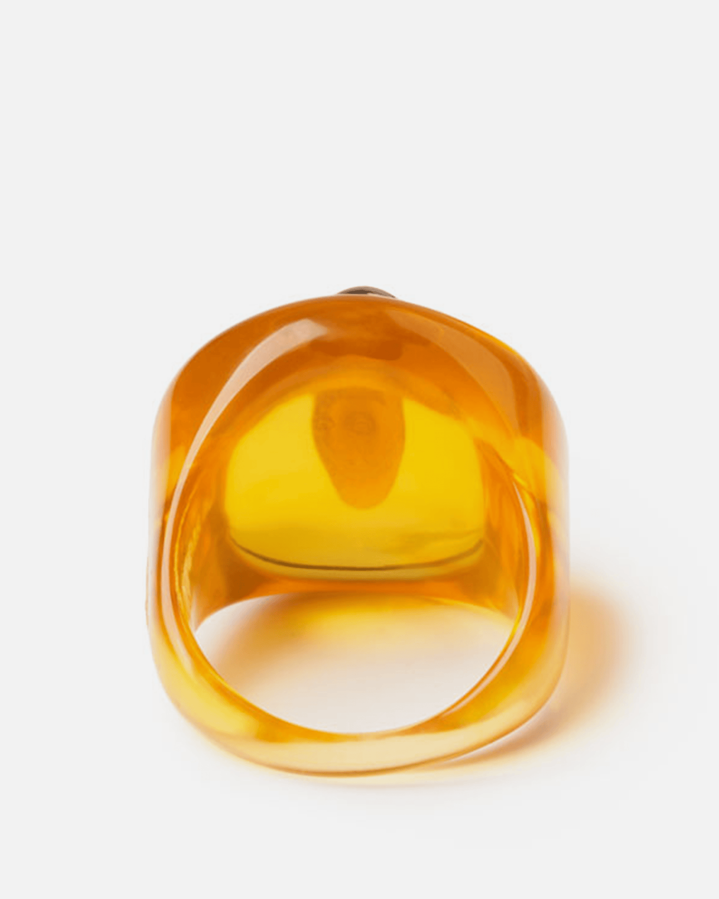 La Manso Jewelry Amber Ring in Orange
