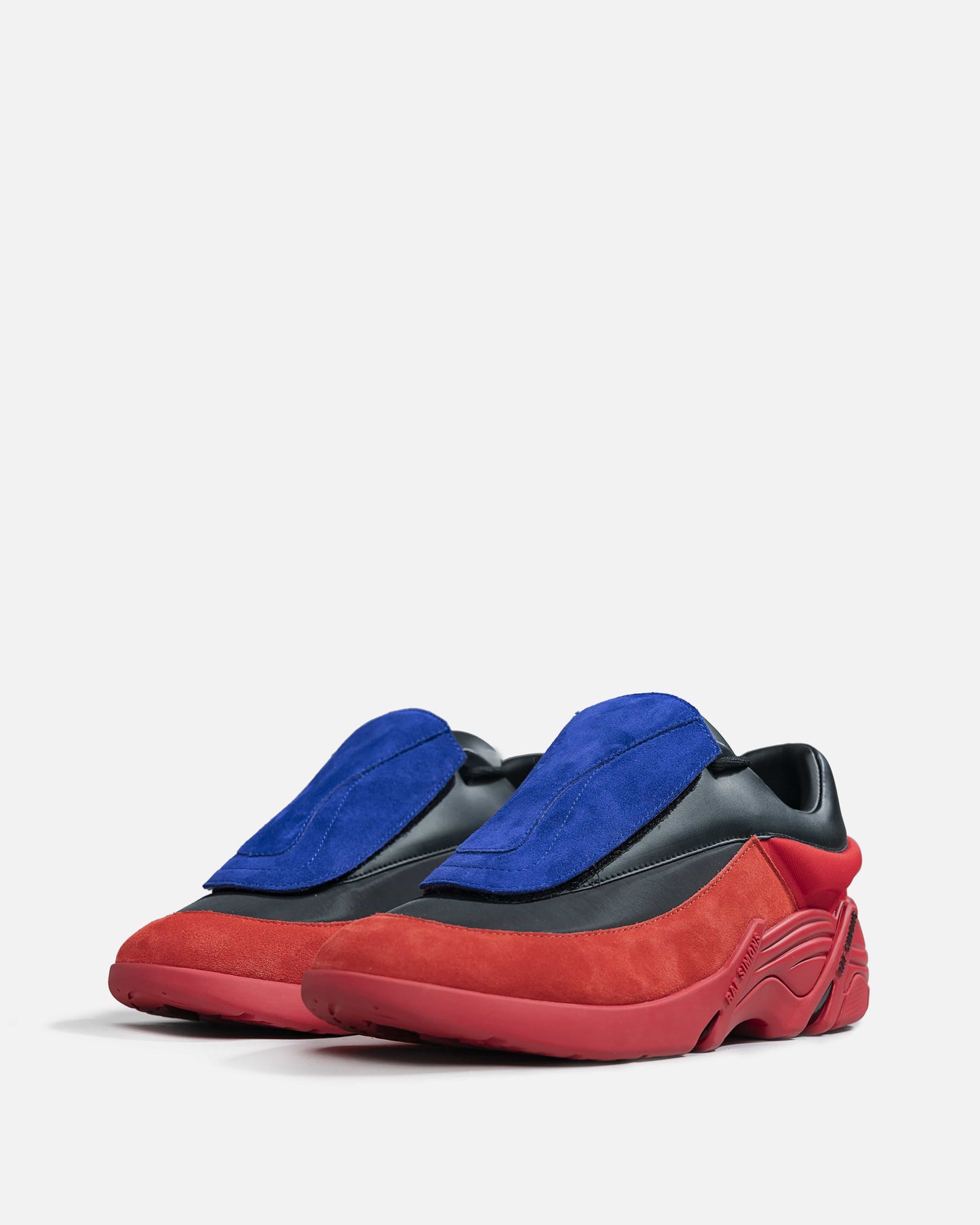 Raf Simons Men's Sneakers Antei in Black & Red