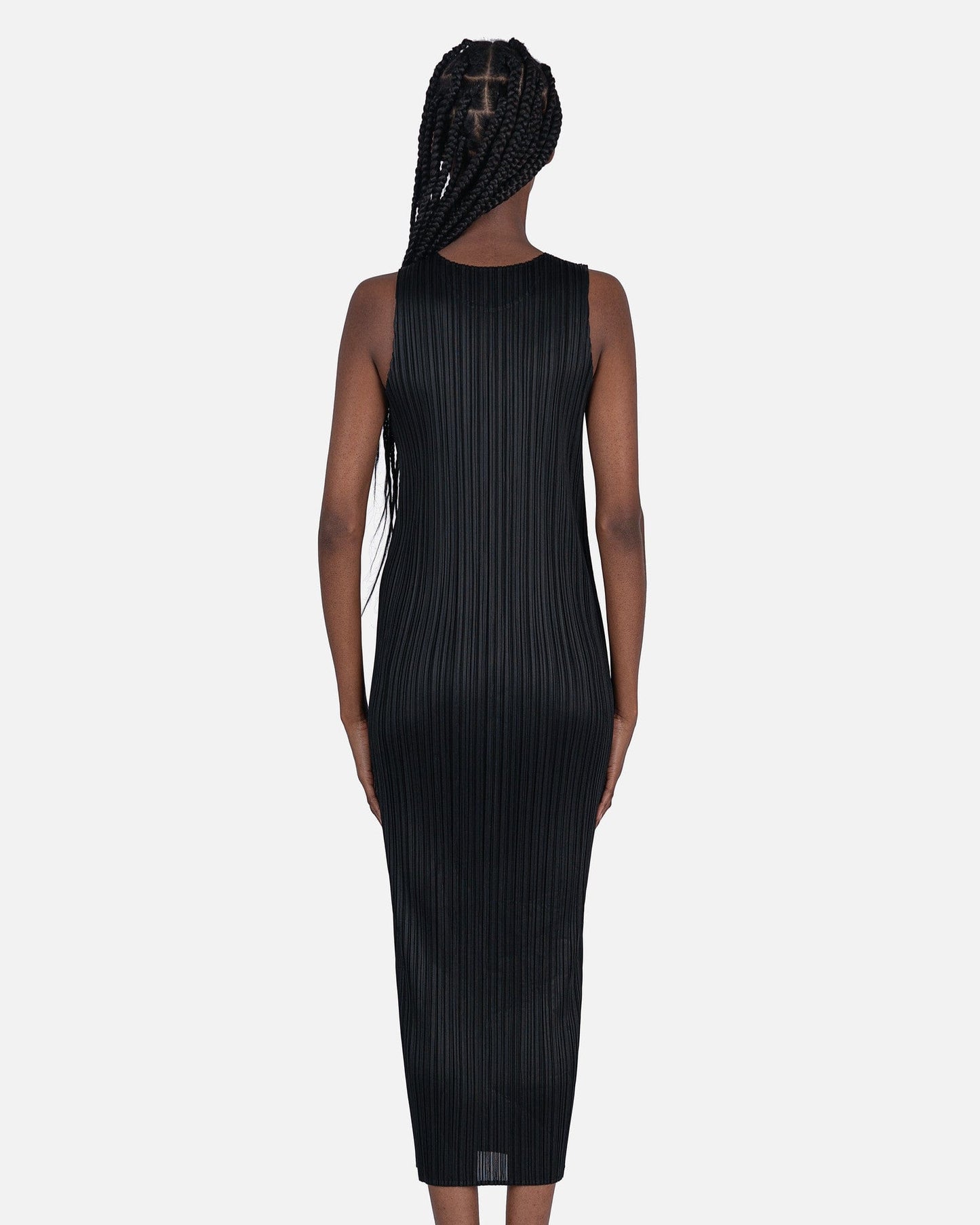 Pleats Please Issey Miyake Women Dresses Basics Dress in Black