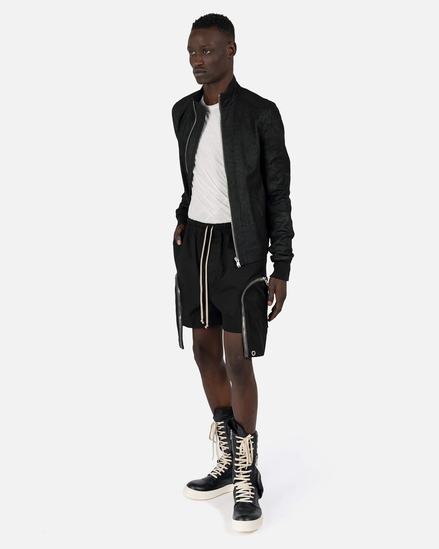 Rick Owens Men's Shorts Bauhaus Boxers in Black