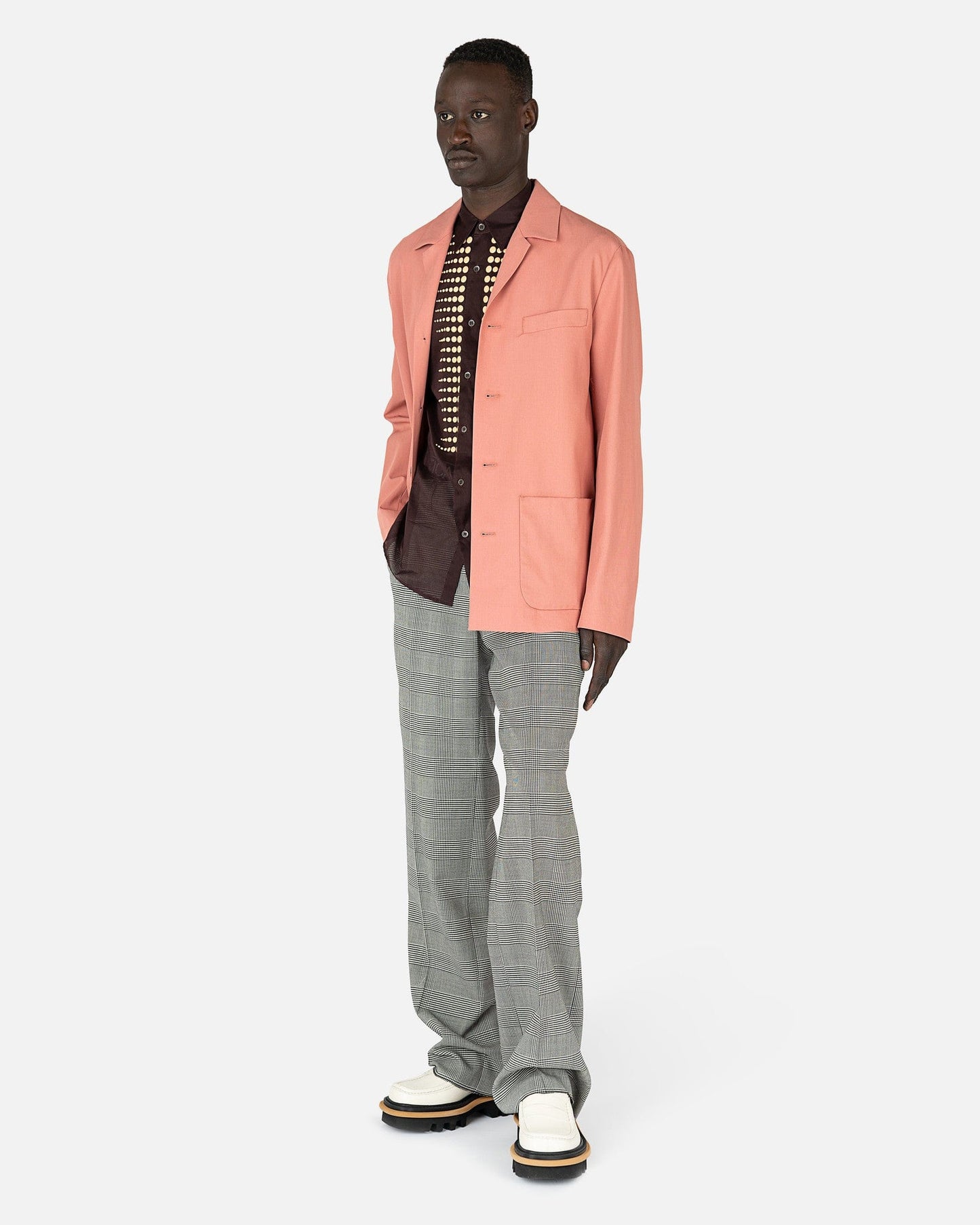 Dries Van Noten Men's Jackets Bayos Jacket in Salmon