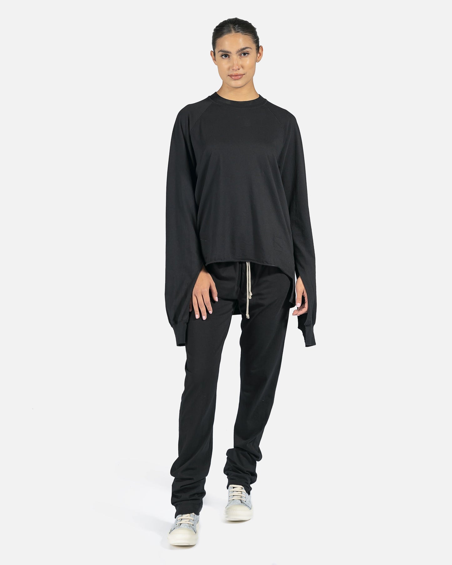 Rick Owens DRKSHDW Women Pants Berlin Drawstring Pant in Black