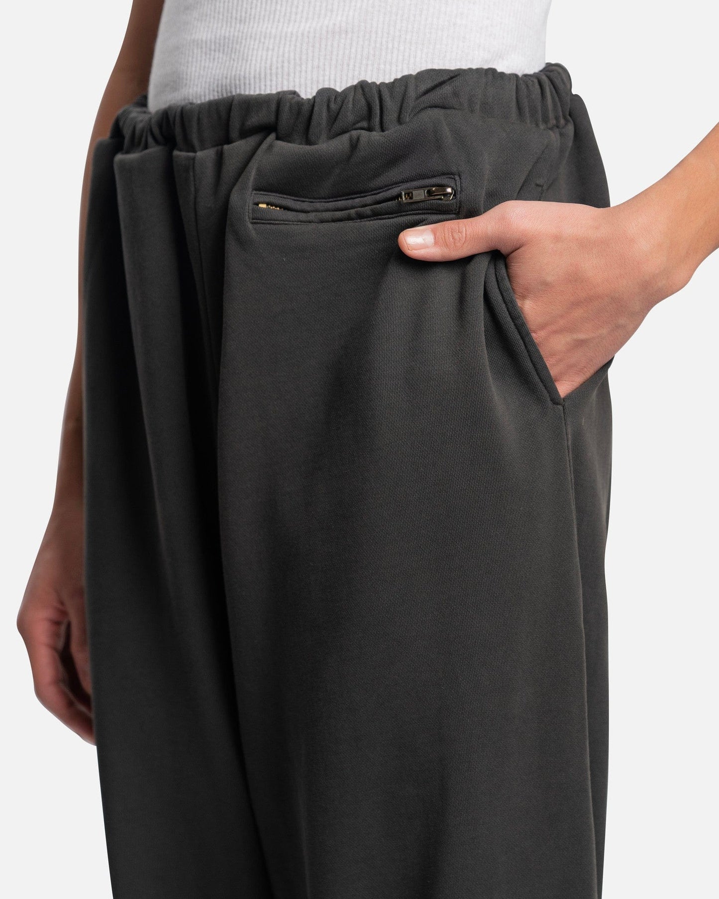 Willy Chavarria Men's Pants Big Daddy Sweat Pants in Jet Black