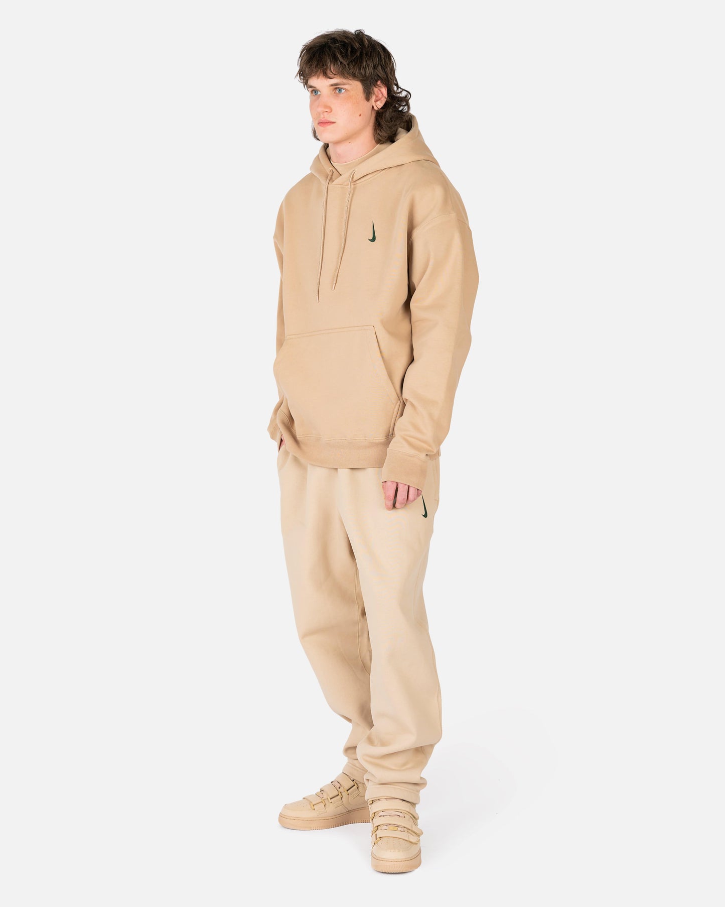 Nike Men's Sweatshirts Billie Eilish Hoodie in Mushroom