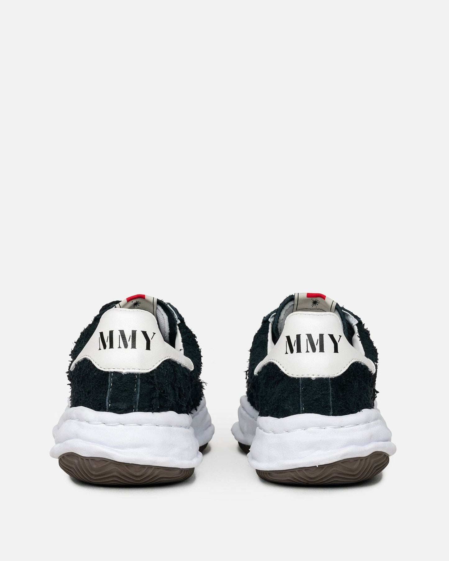 Maison Mihara Yasuhiro Men's Sneakers Blakey Overhanging Canvas Low Top in Black