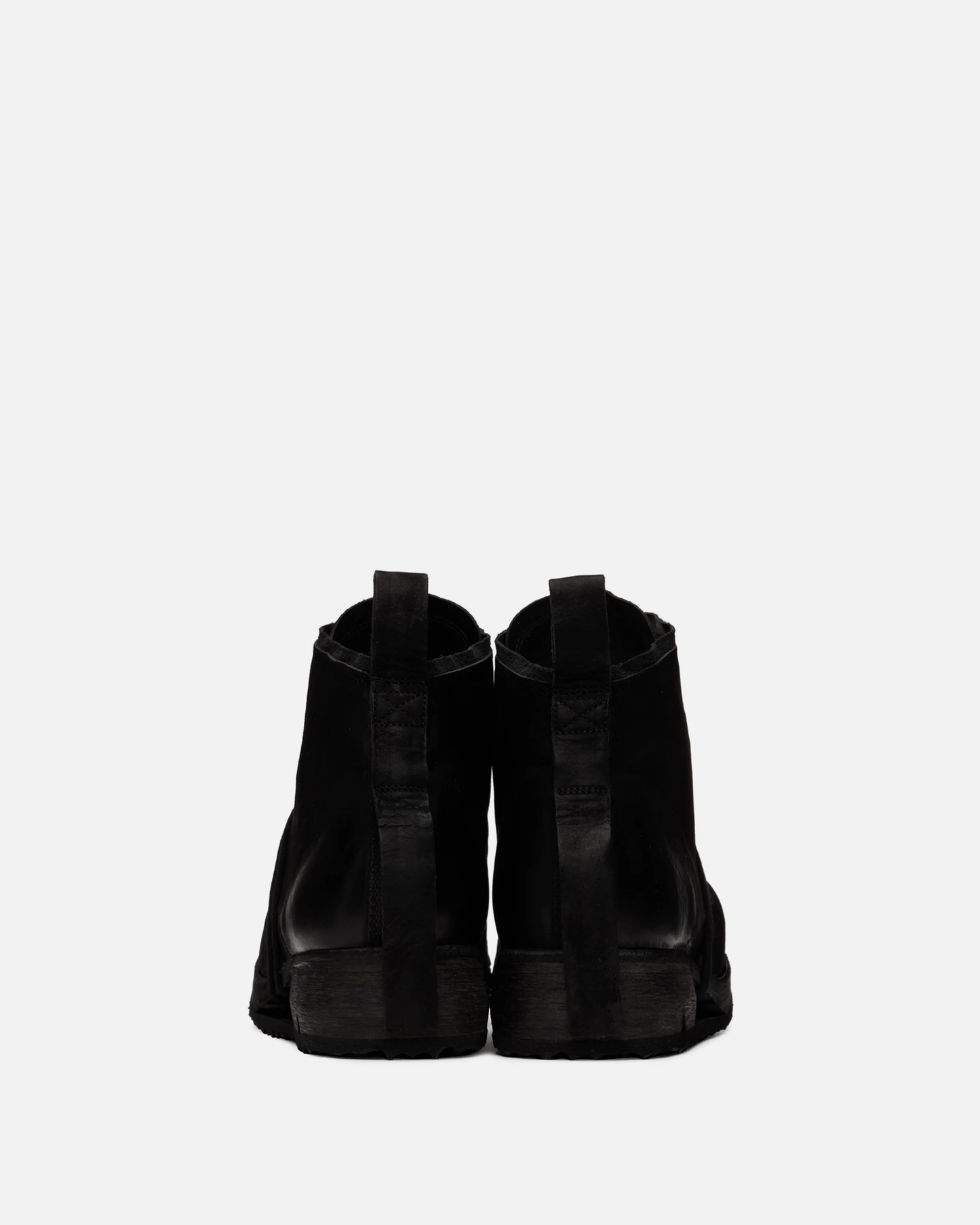 Boris Bidjan Saberi Men's Boots Boot4 Leather Boot in Black