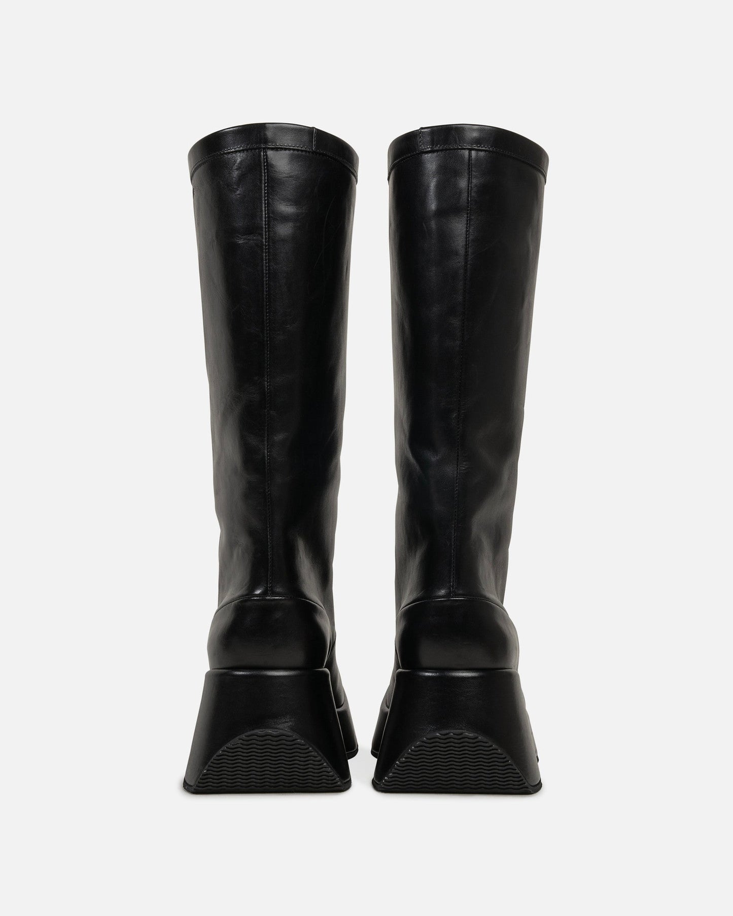 Raf Simons Men's Shoes Boots with Platform Sole in Black