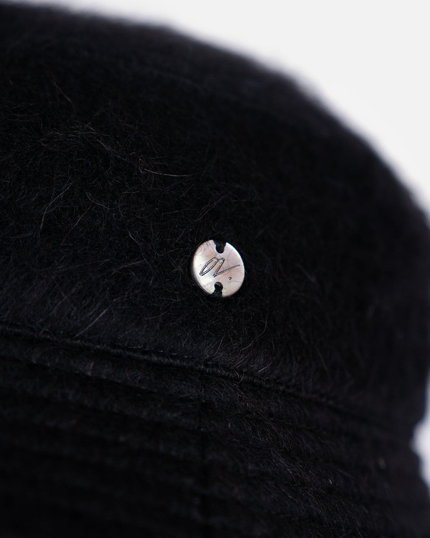 Our Legacy Men's Hats Bucket Hat in Black Mohair