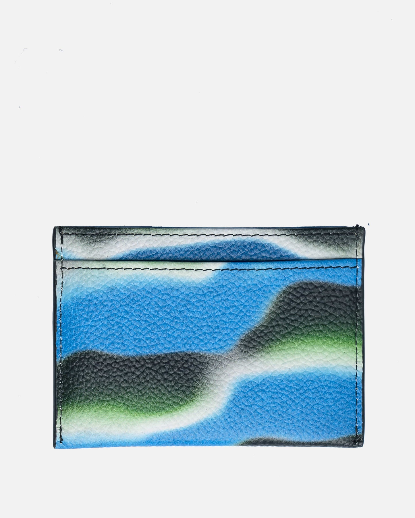 Dries Van Noten Leather Goods Cardholder in Blue
