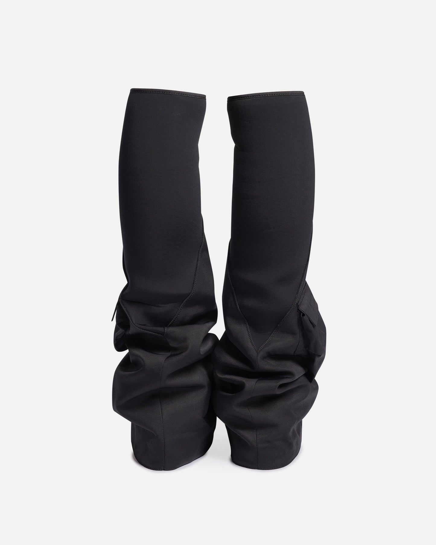 Rick Owens DRKSHDW Women's Shoes Cargo Fetish Sneakers in Black/Milk