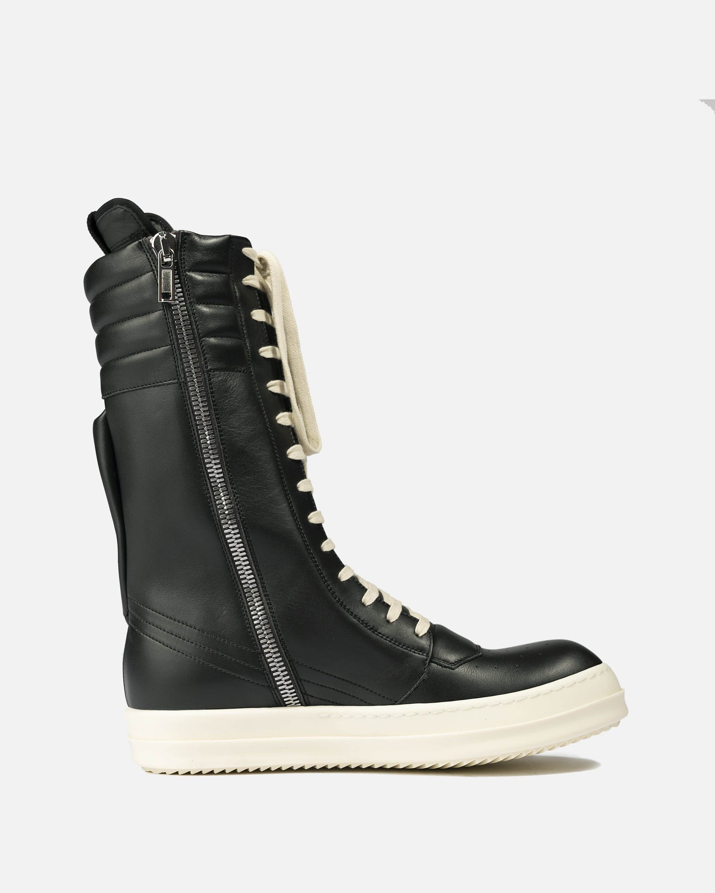 Rick Owens Men's Sneakers Cargobasket in Black/Milk