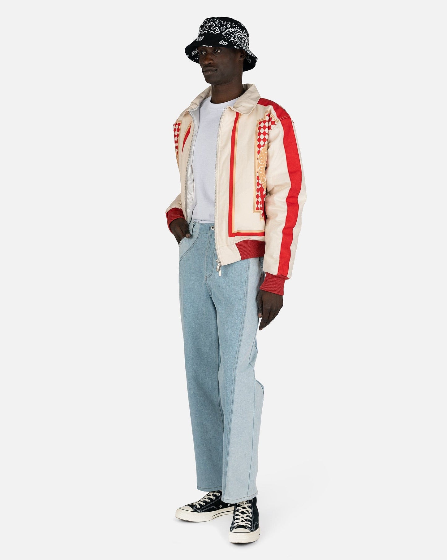 Rhude Men's Jackets Casino Jacket in White