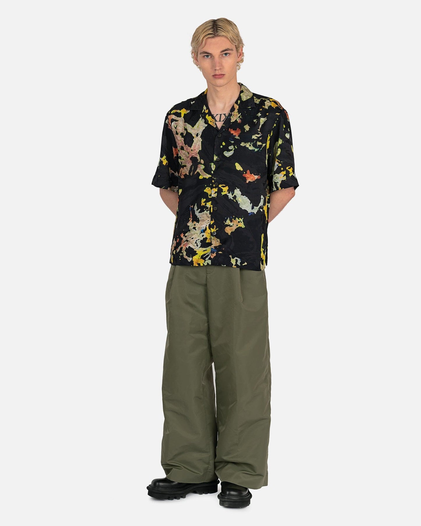 Dries Van Noten Men's Shirts Cassi Shirt in Black