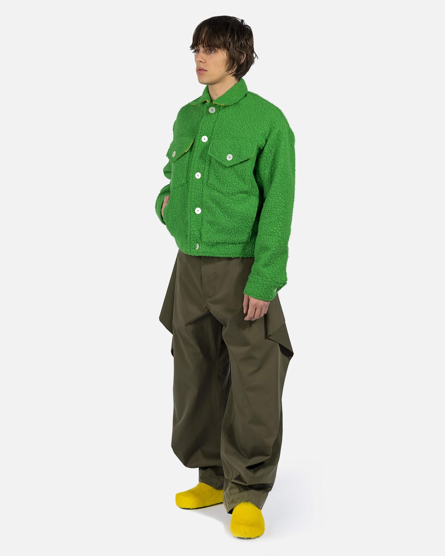 Midori Men's Jackets Child Soldier Jacket in Green