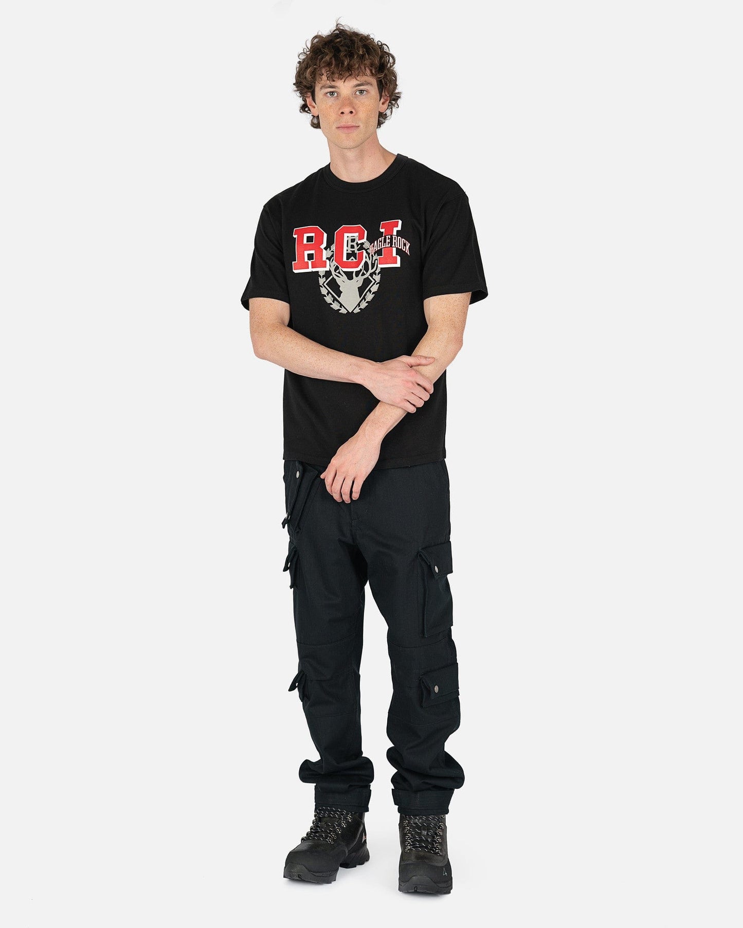 Reese Cooper Men's T-Shirts Collegiate T-Shirt in Black