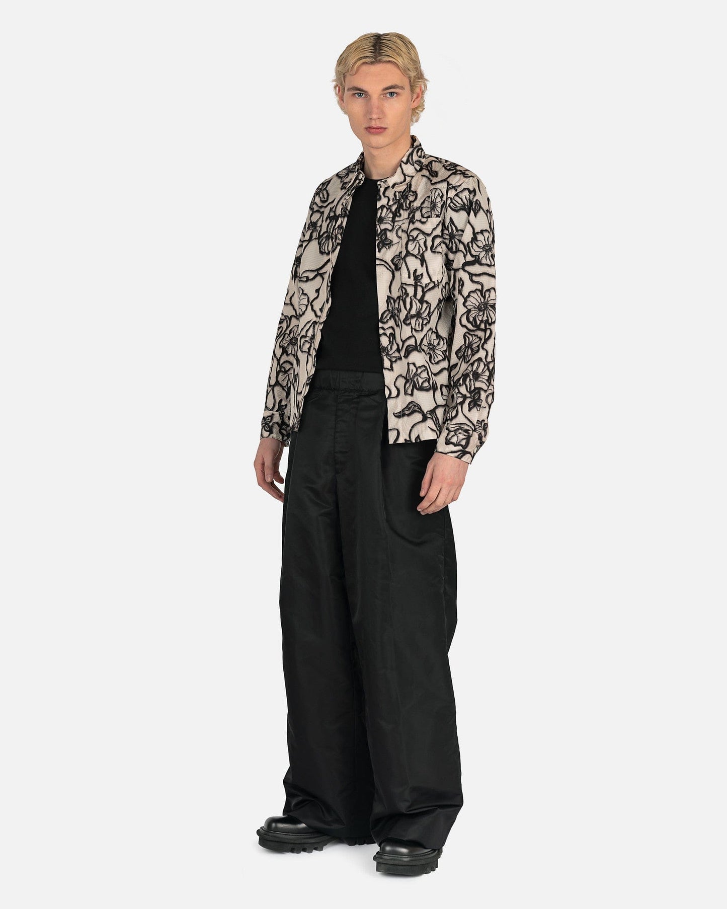 Dries Van Noten Men's Shirts Corran Shirt in Black