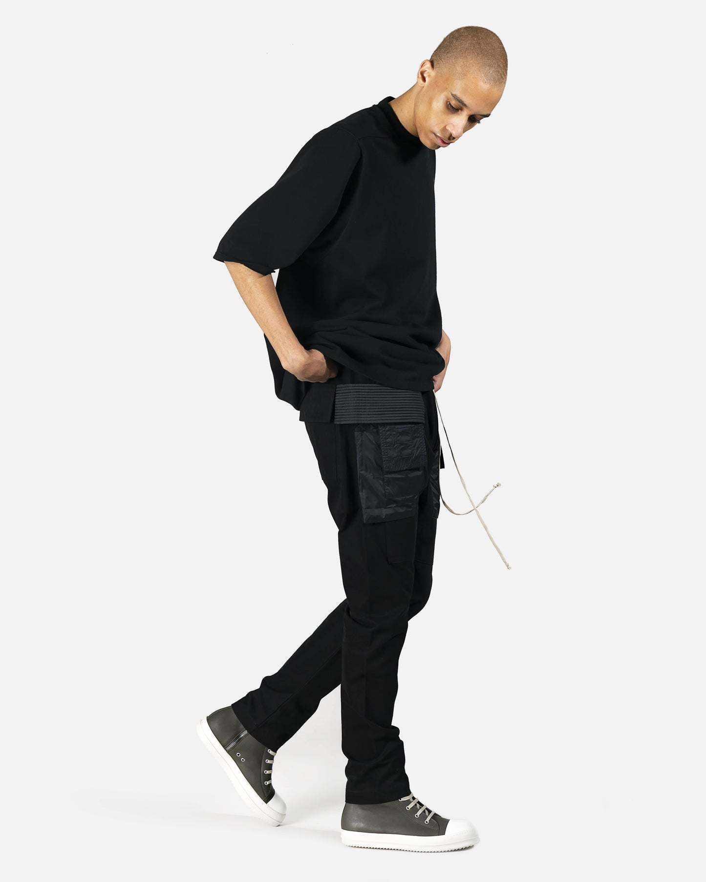 Rick Owens DRKSHDW Men's Pants Creatch Cargo Pant in Black