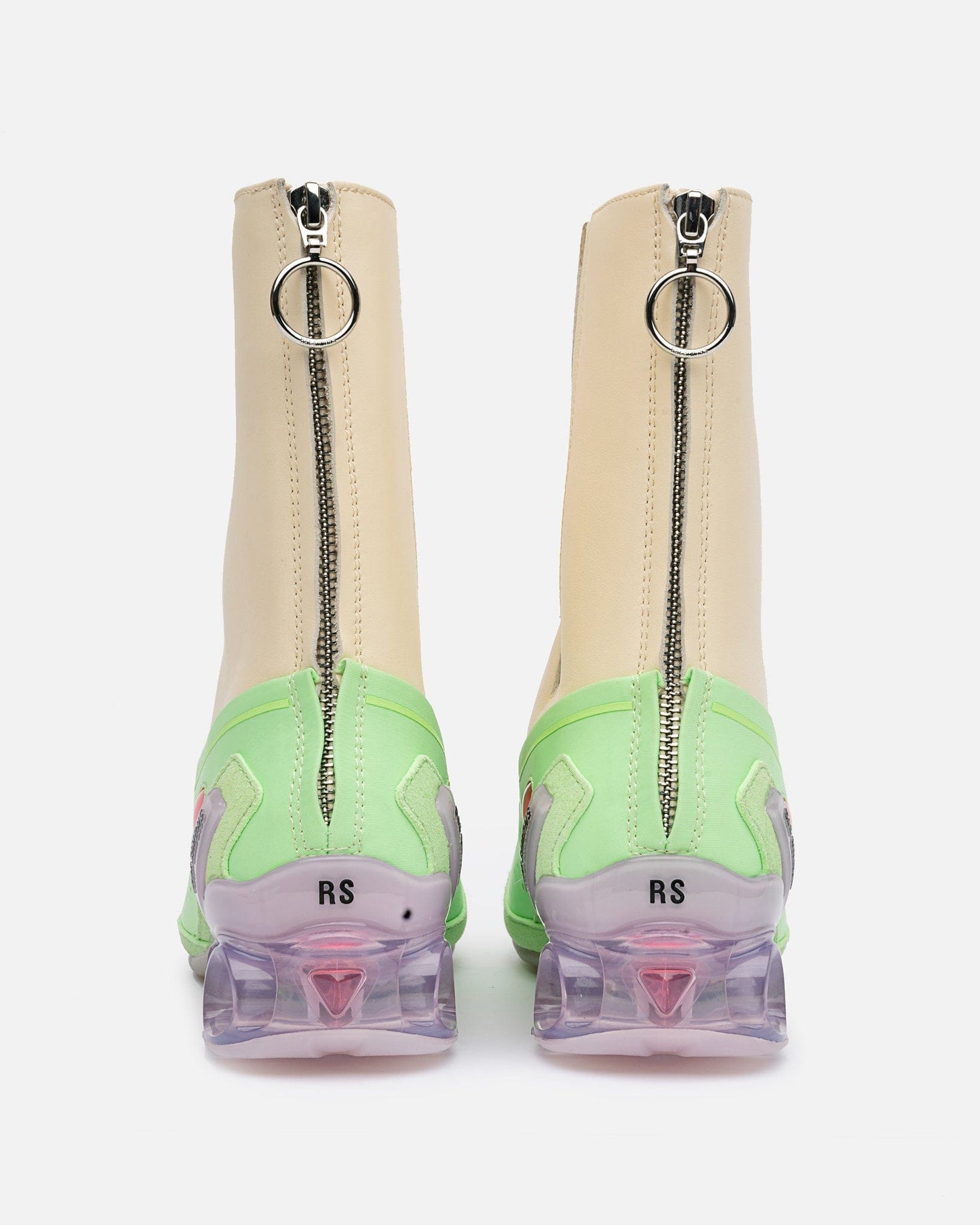 Raf Simons Men's Sneakers Cycloid-4 in Cream/Pastel Pink