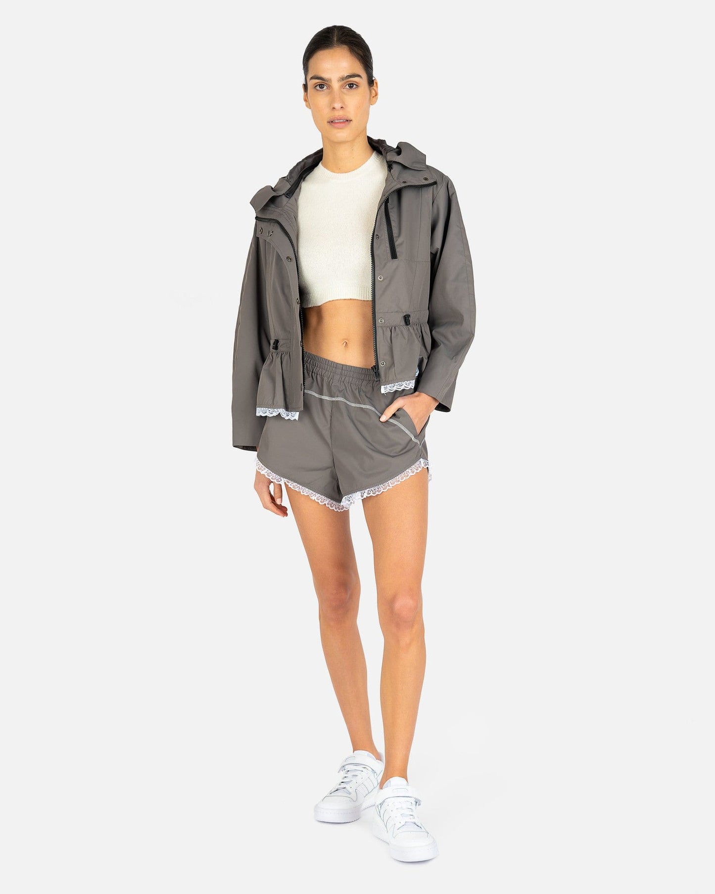 Sandy Liang Women Jackets Dakota Anorak in Stormy
