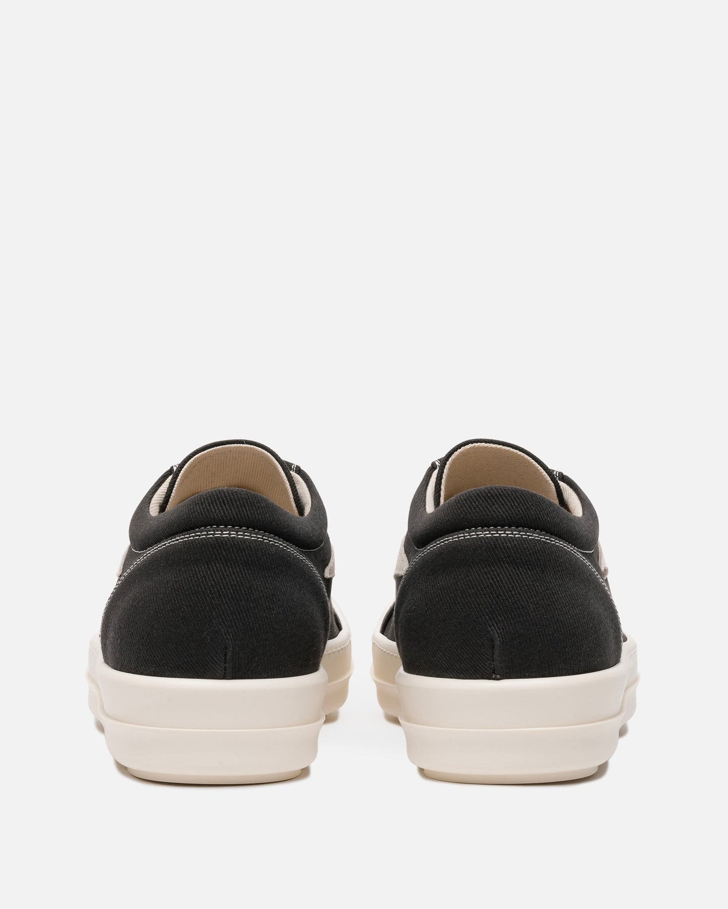 Rick Owens Men's Sneakers Denim Vintage Sneakers in Dark Dust/Pearl