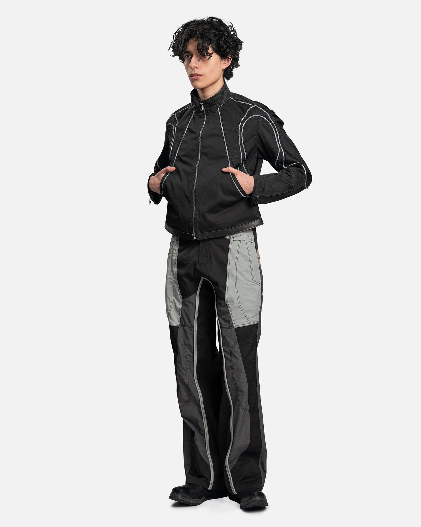 FFFPOSTALSERVICE Men's Jackets Diffraction Hunter Jacket in Black