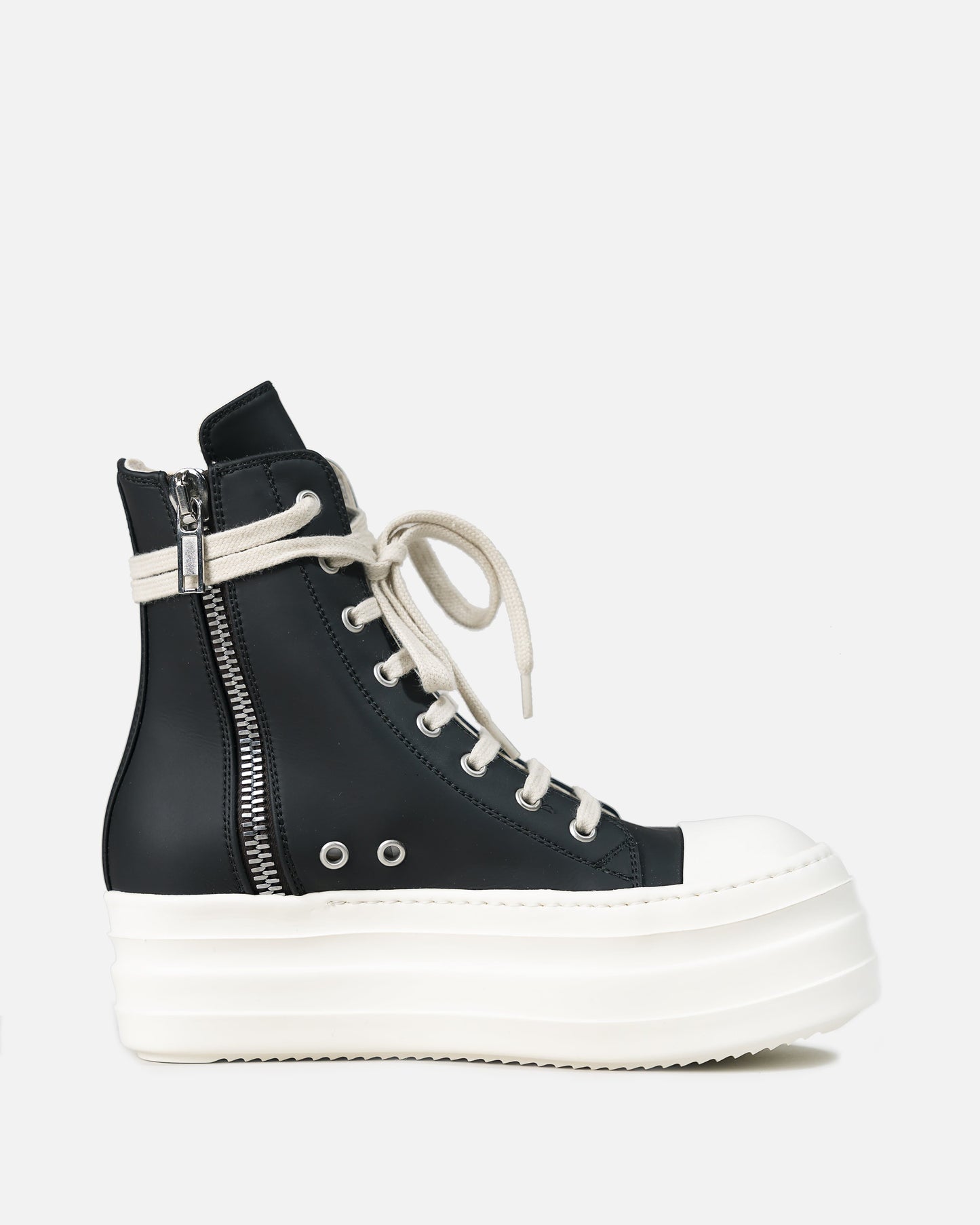 Rick Owens DRKSHDW Women Sneakers Double Bumper Sneaker in Black and White