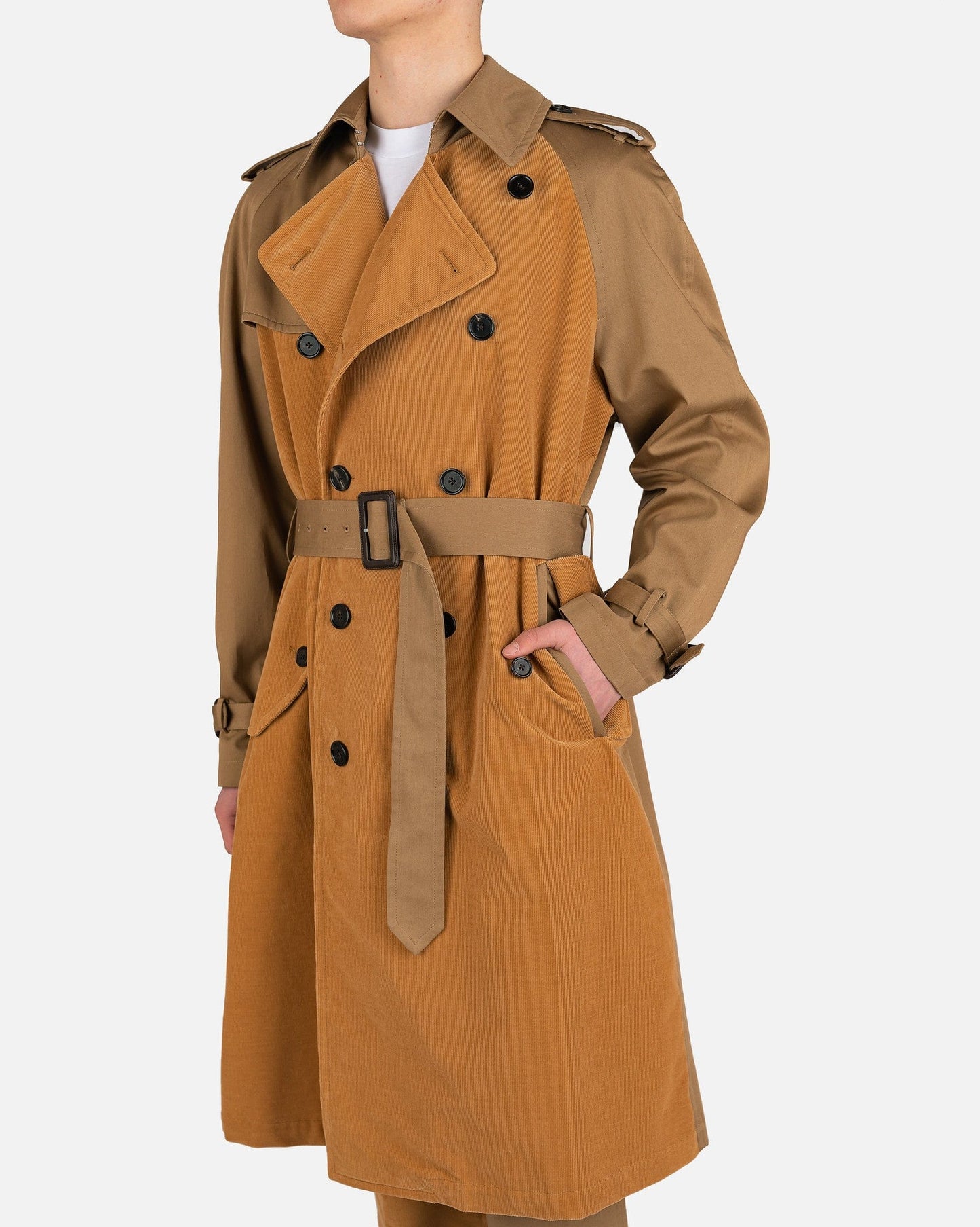 Marni Men's Coat Dustercoat in Hazelnut