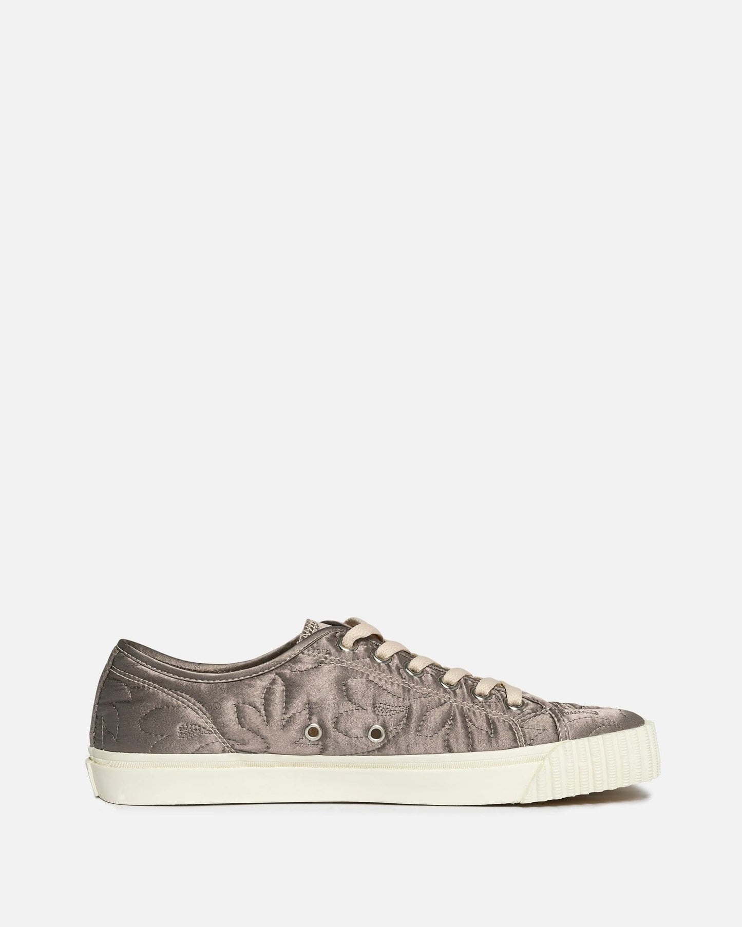 Maison Margiela Women Sneakers Embroidered Tabi Sneaker in Grey
