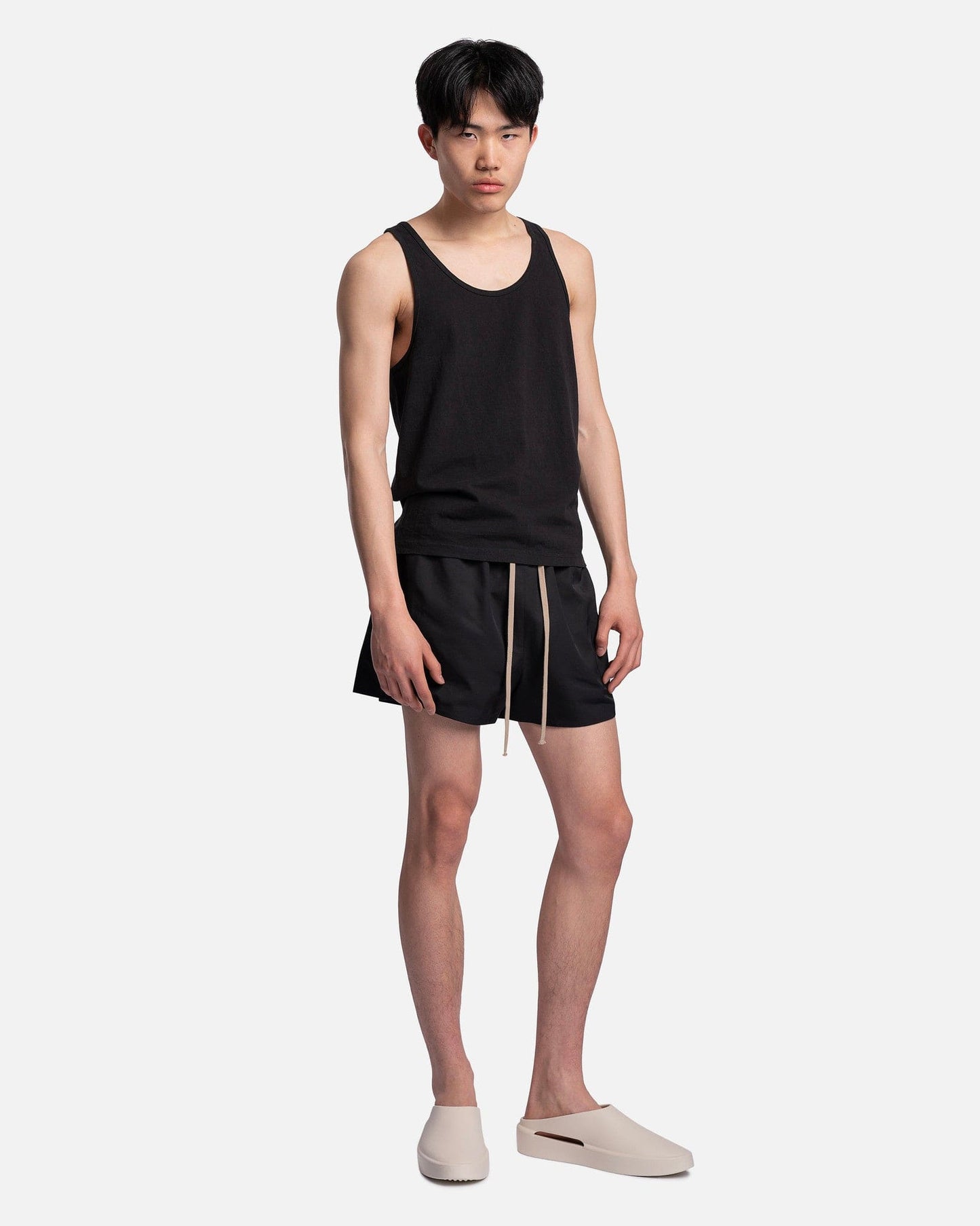 Fear of God Men's Shorts Eternal Wool Nylon Shorts in Black