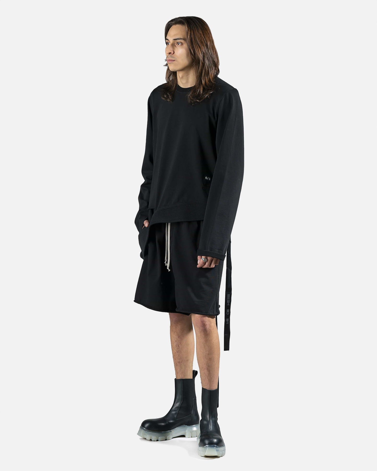 Rick Owens DRKSHDW Men's Shorts Faun Shorts in Black