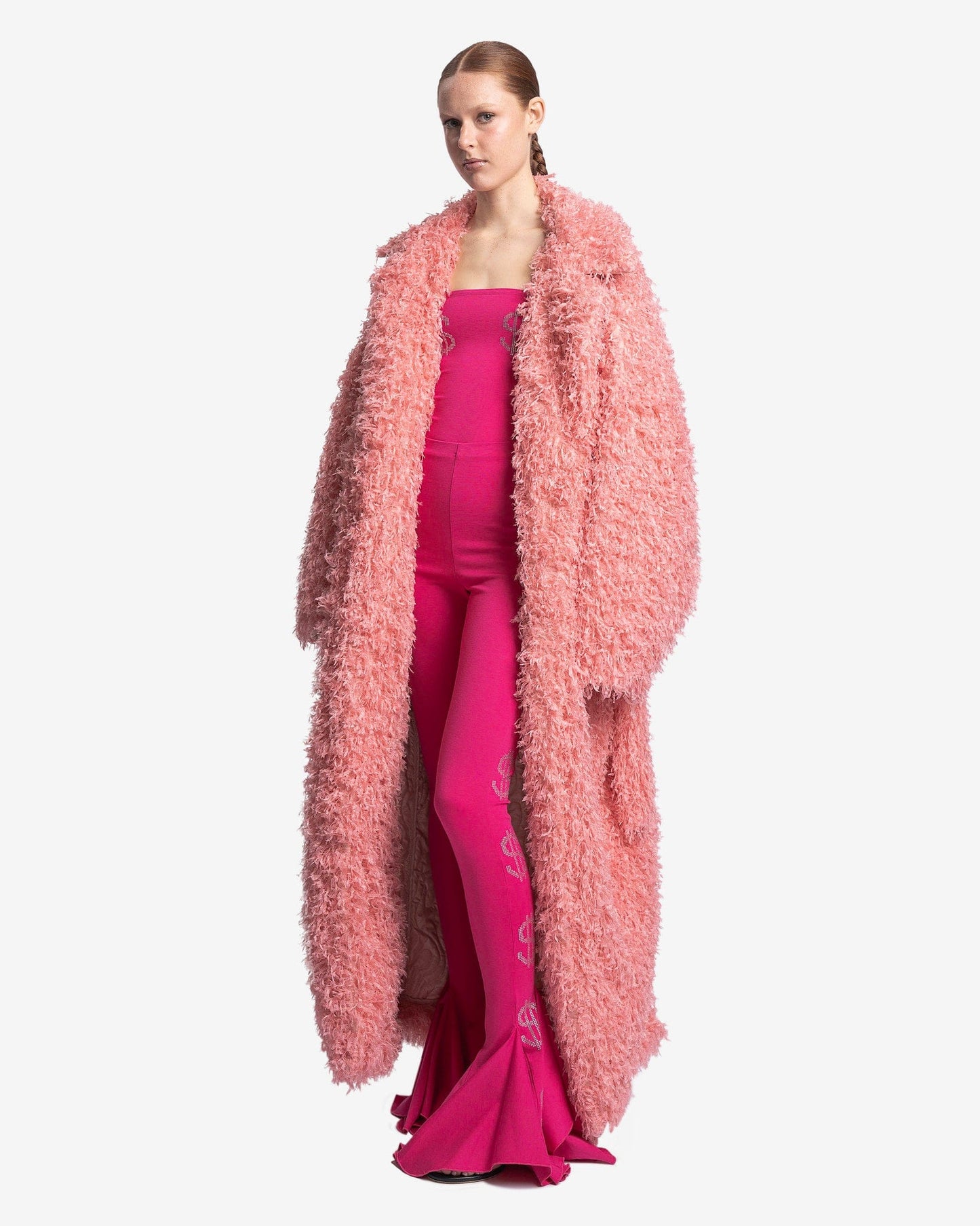 AVAVAV Women Jackets O/S Faux Feather Barbara Coat in Rose