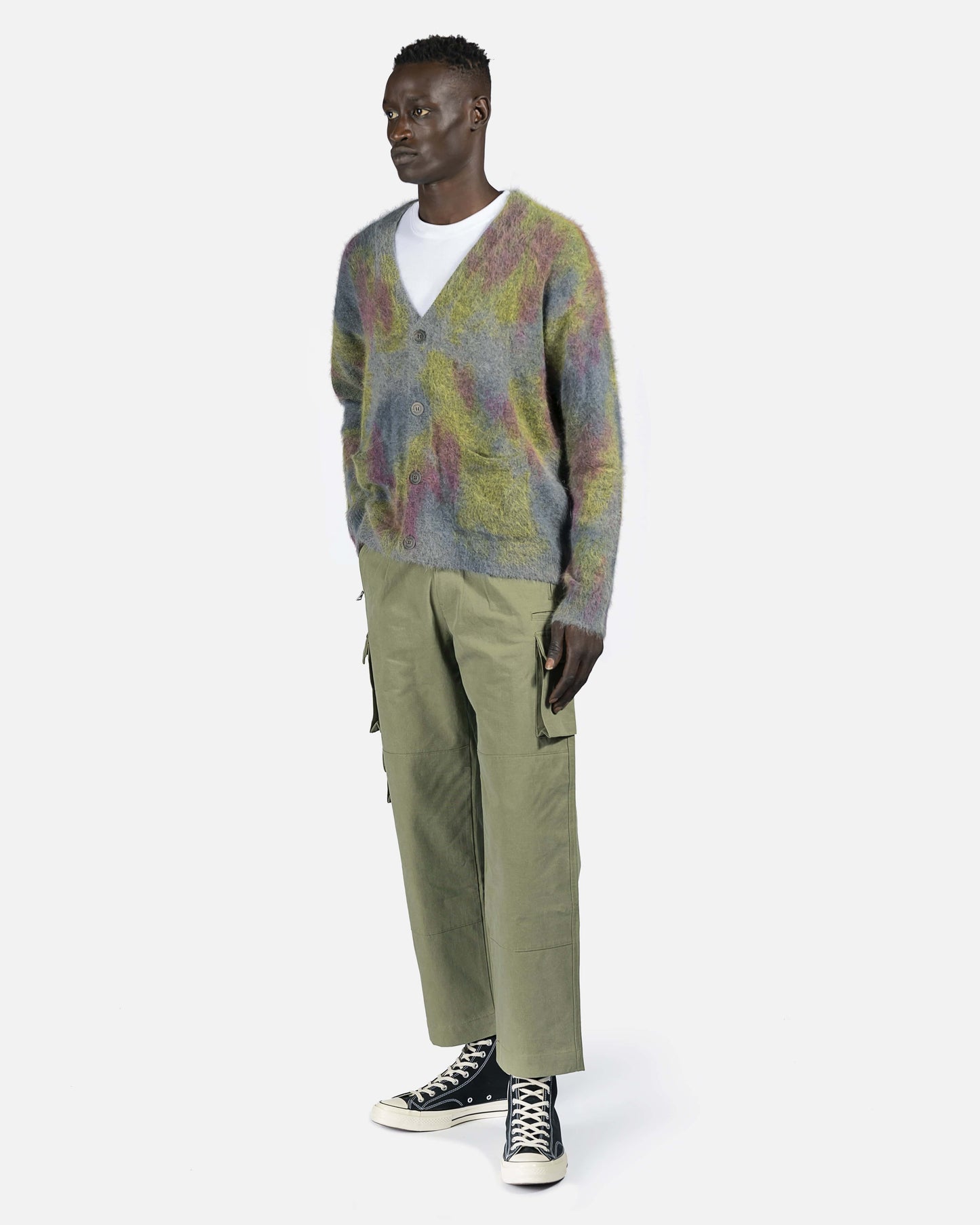 John Elliott Men's Pants Field Trousers in Olive