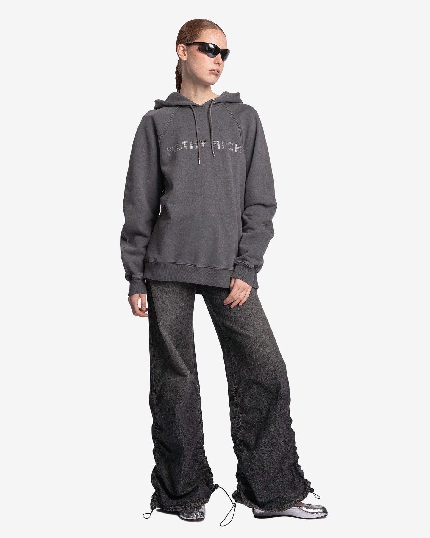 AVAVAV Women Sweaters Filthy Rich Hoodie in Ebony