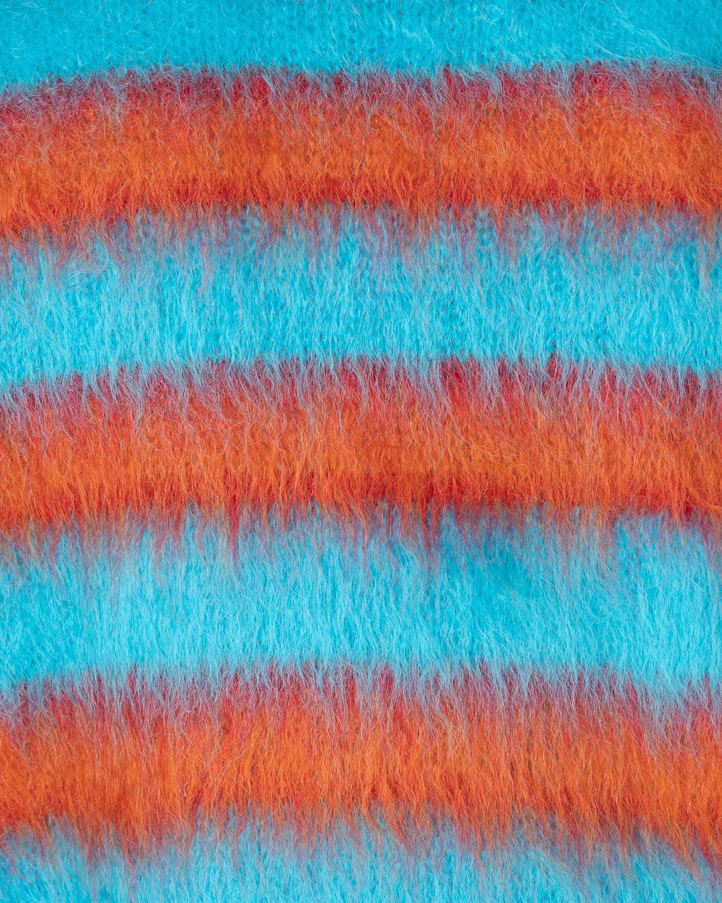 Marni Men's Sweatshirts Fuzzy Wuzzy Brushed Cardigan in Turquoise