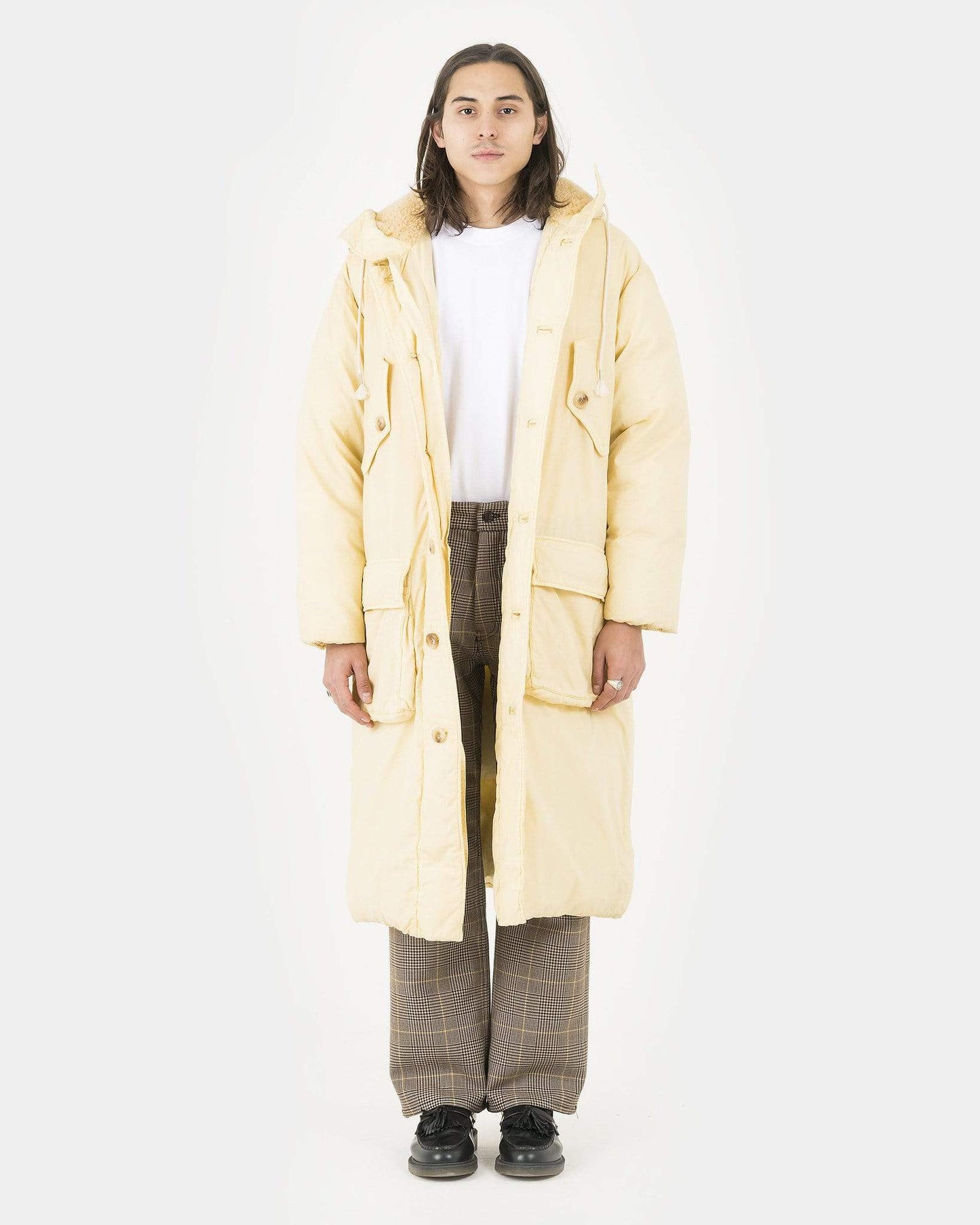 Marni Men's Coat Garment Dyed Down Coat