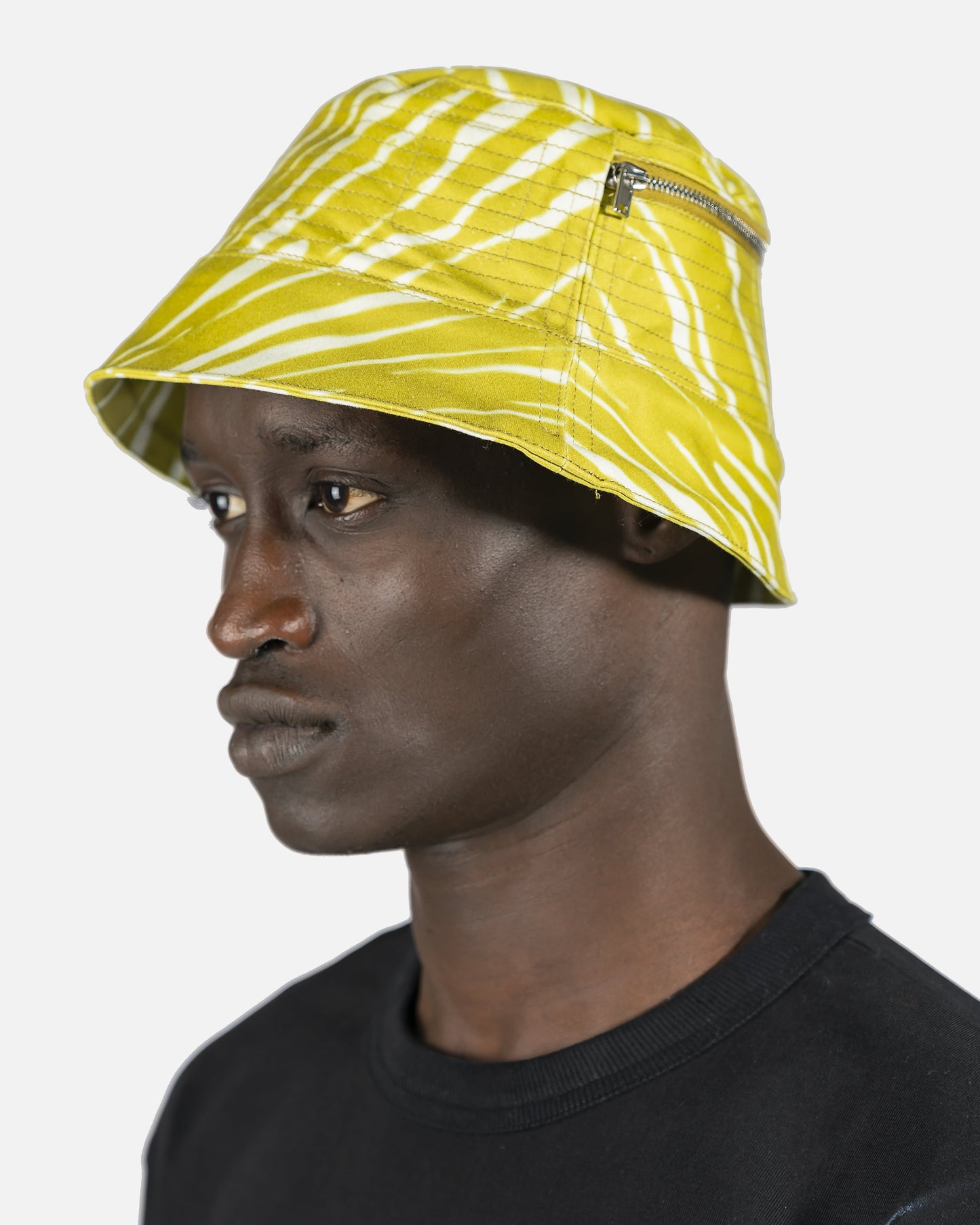 Rick Owens DRKSHDW Men's Hats Gilligan Bucket Hat in Acid/Milk