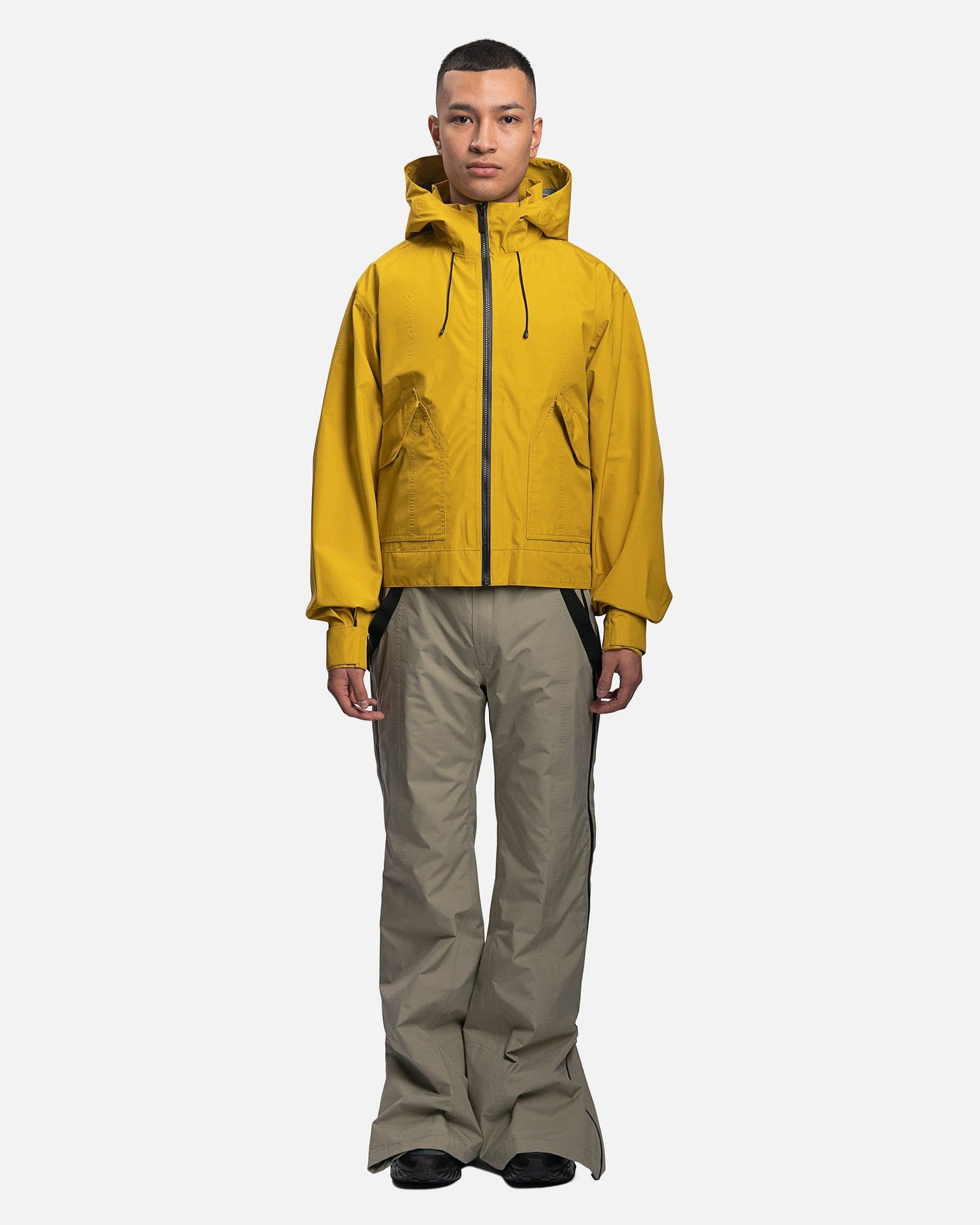 KANGHYUK Men's Jackets Gore-Tex Hooded Bomber Jacket in Yellow