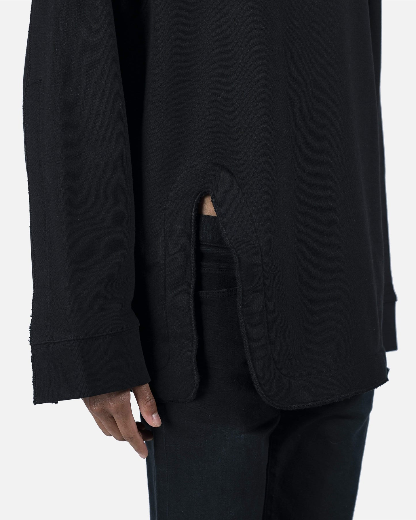 Dries Van Noten Men's Sweatshirts Hawkins Sweater in Black