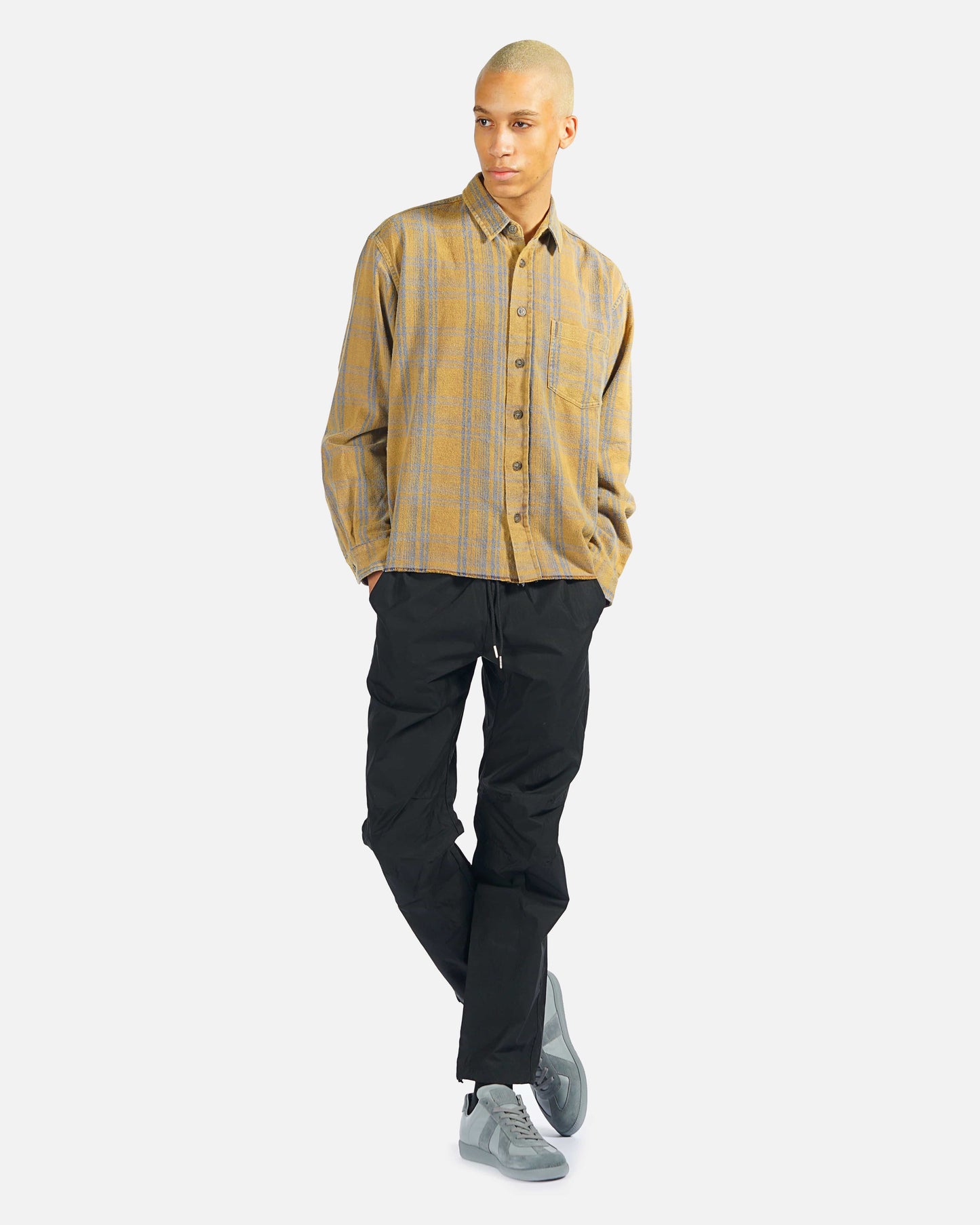 John Elliott Men's Shirts Hemi Oversized Shirt in Honey