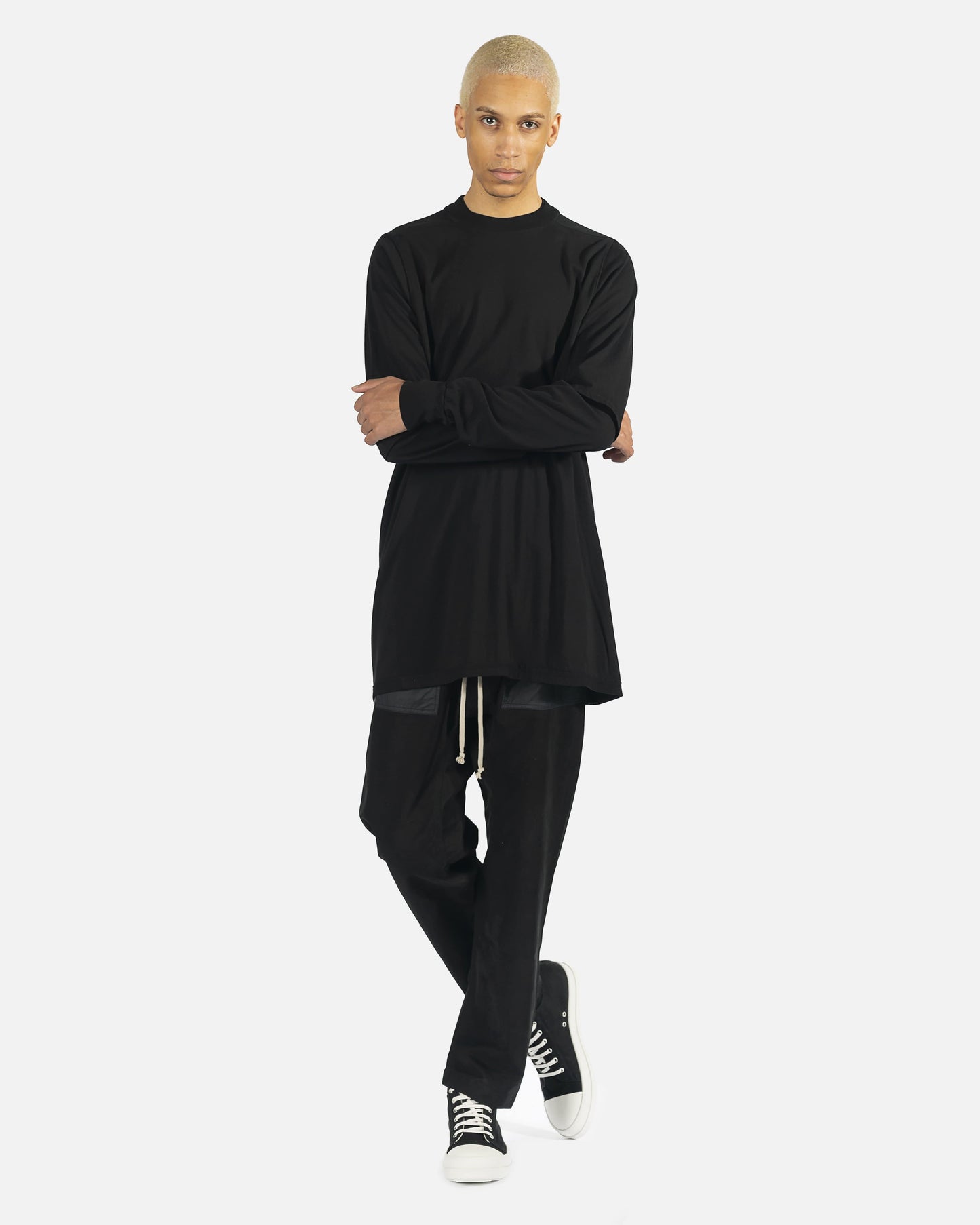 Rick Owens DRKSHDW Men's T-Shirts Hustler Tee in Black