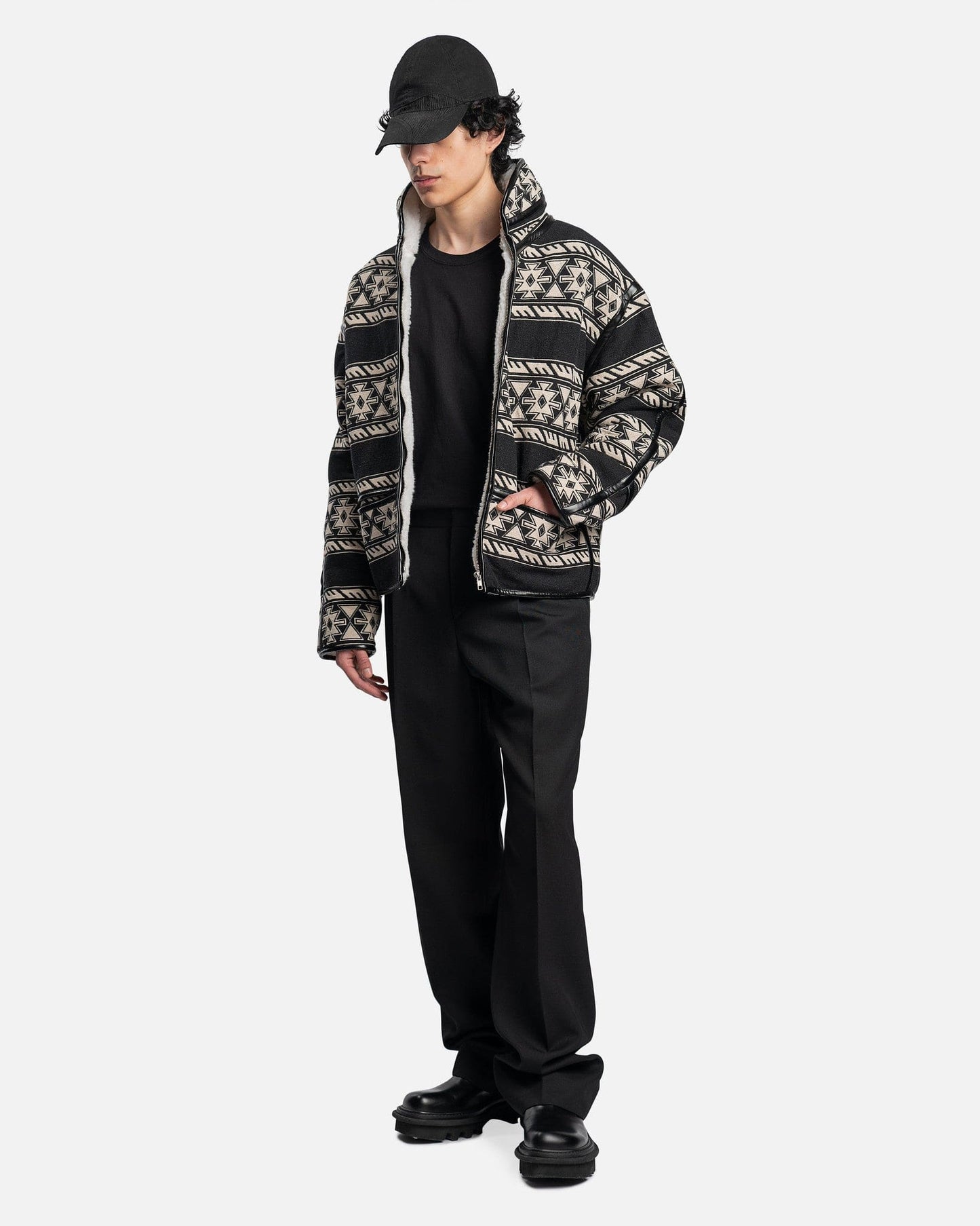 Isabel Marant Homme Men's Jackets Jelkinson Jacquard Jacket in Black