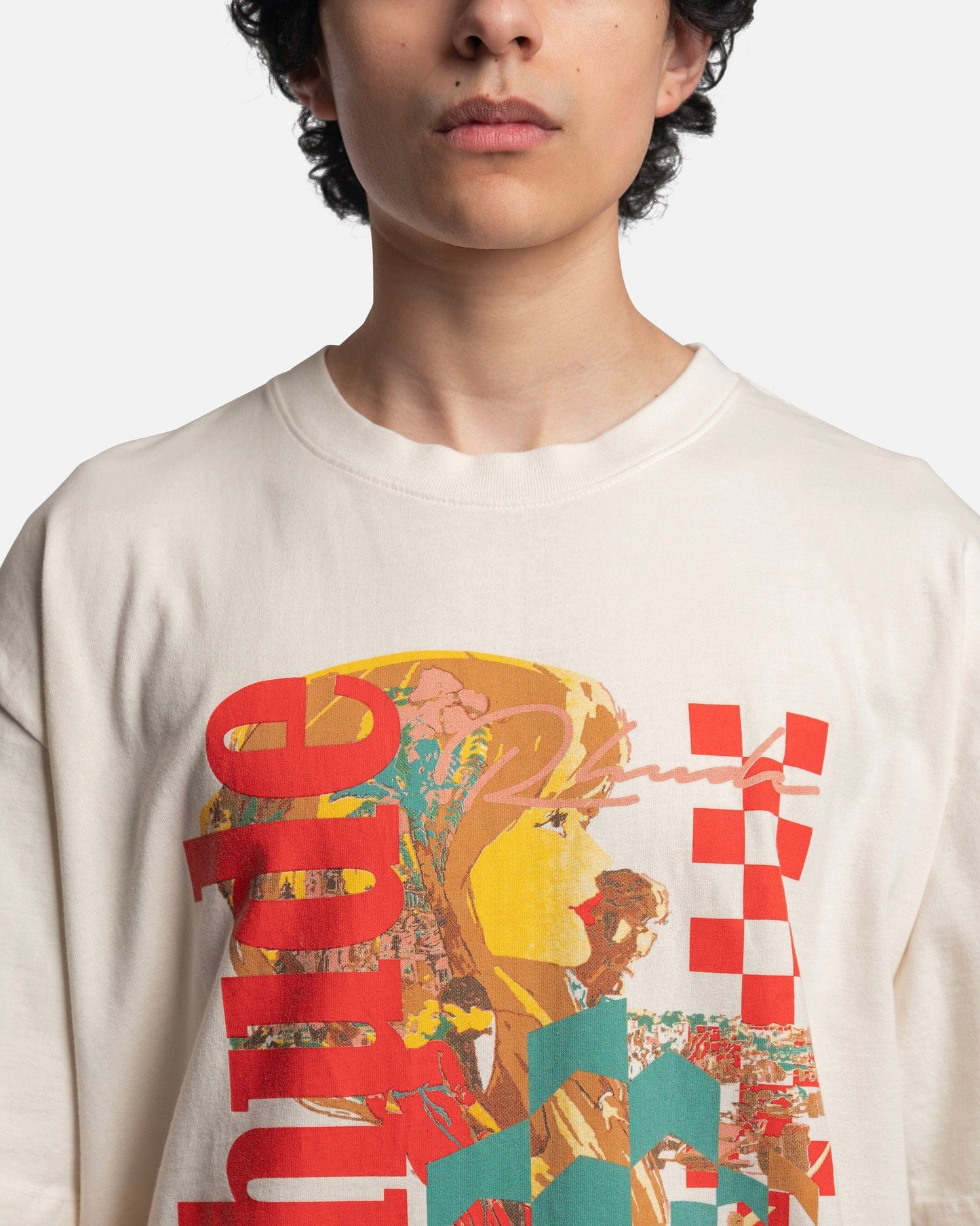 Rhude Men's T-Shirts Joyride T-Shirt in Vintage White