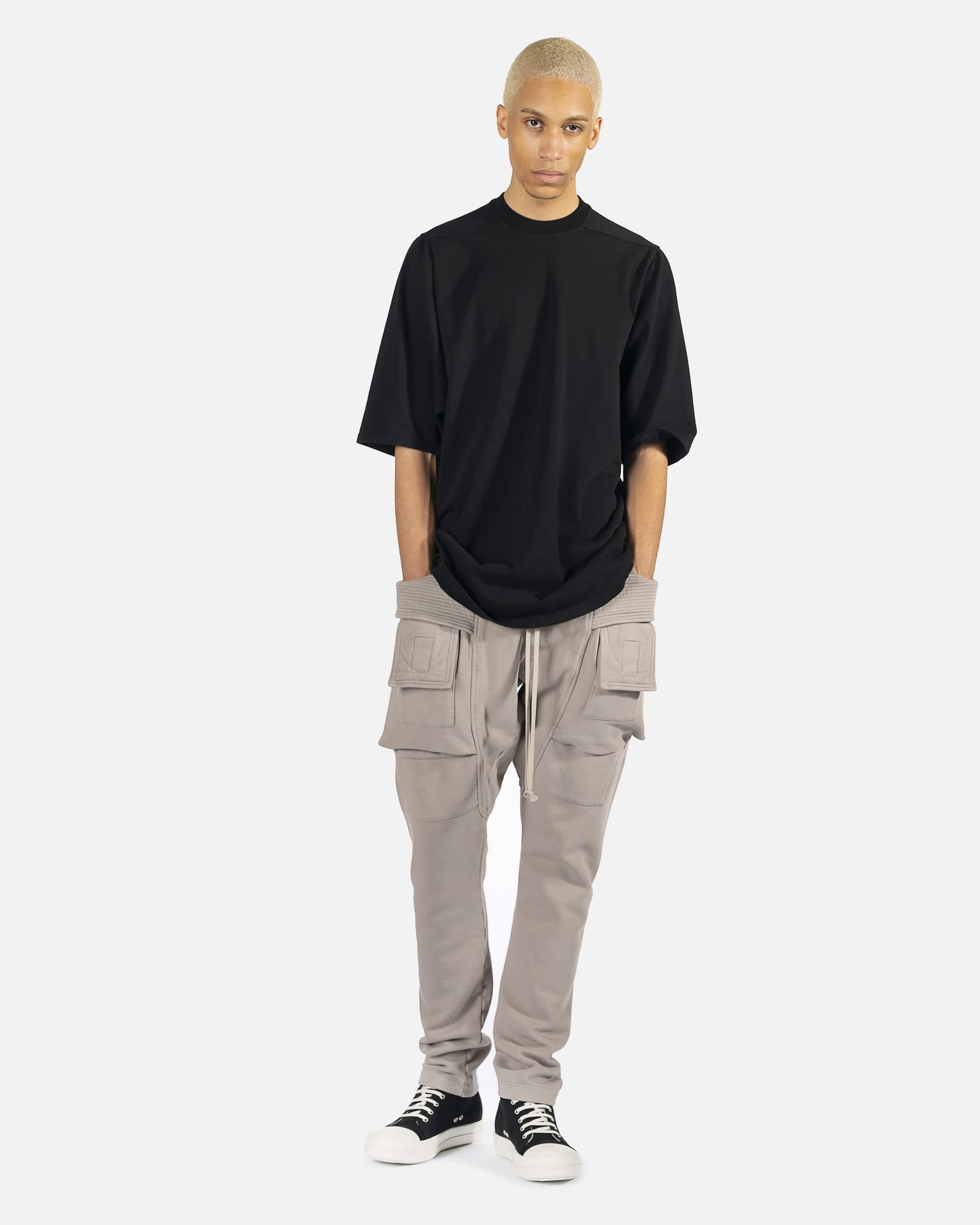 Rick Owens DRKSHDW Men's T-Shirts Jumbo Tee in Black