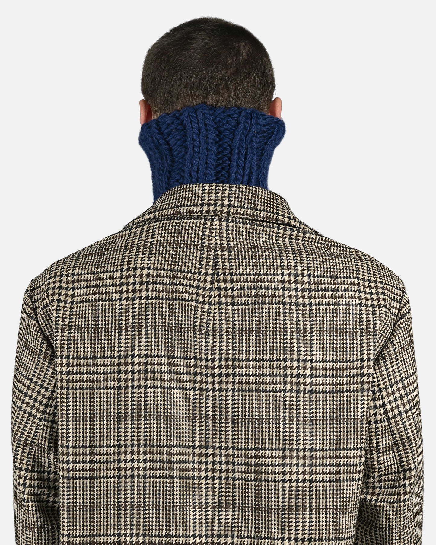 JW Anderson Scarves Knitted Snood in Navy