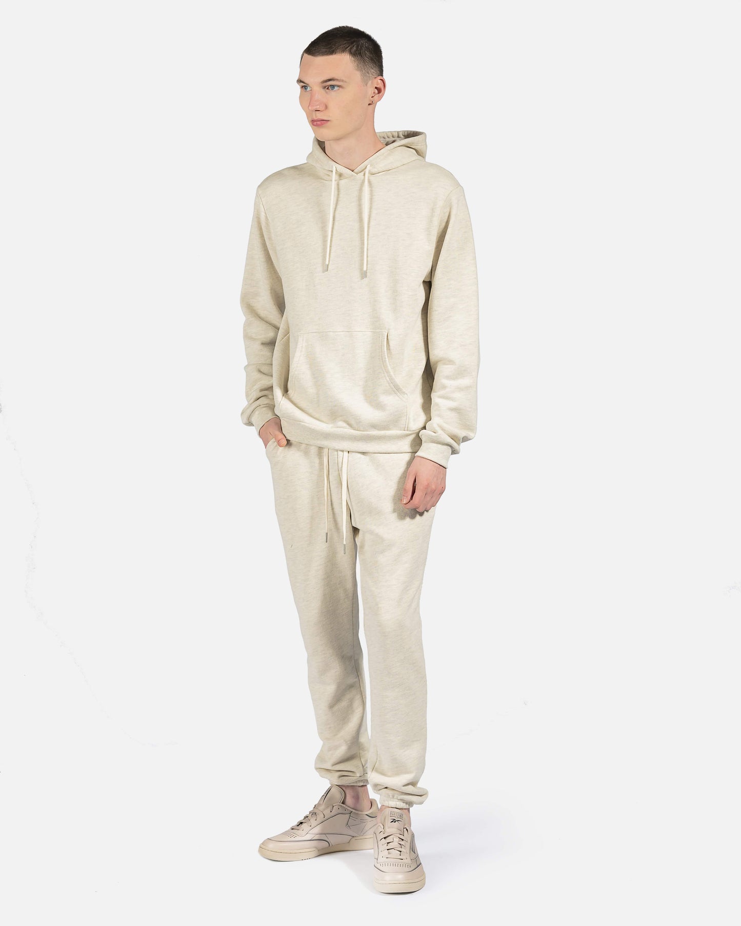 John Elliott Men's Pants LA Sweatpants in Heather Oatmeal