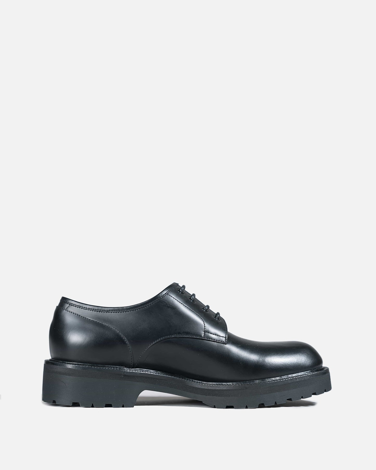 Dries Van Noten Men's Shoes Leather Derby in Black