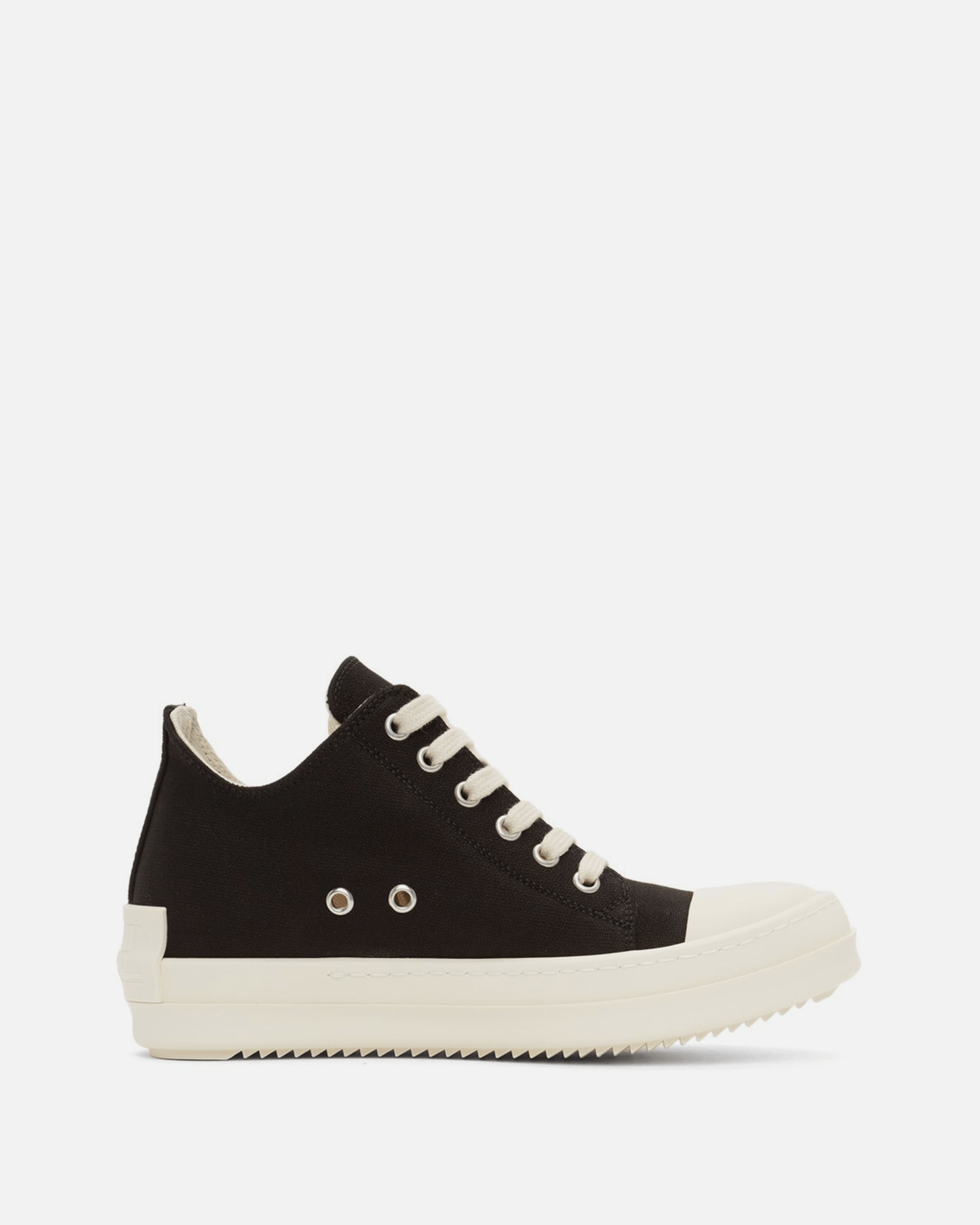 Rick Owens DRKSHDW Men's Shoes License Plate Low Ramones in Black