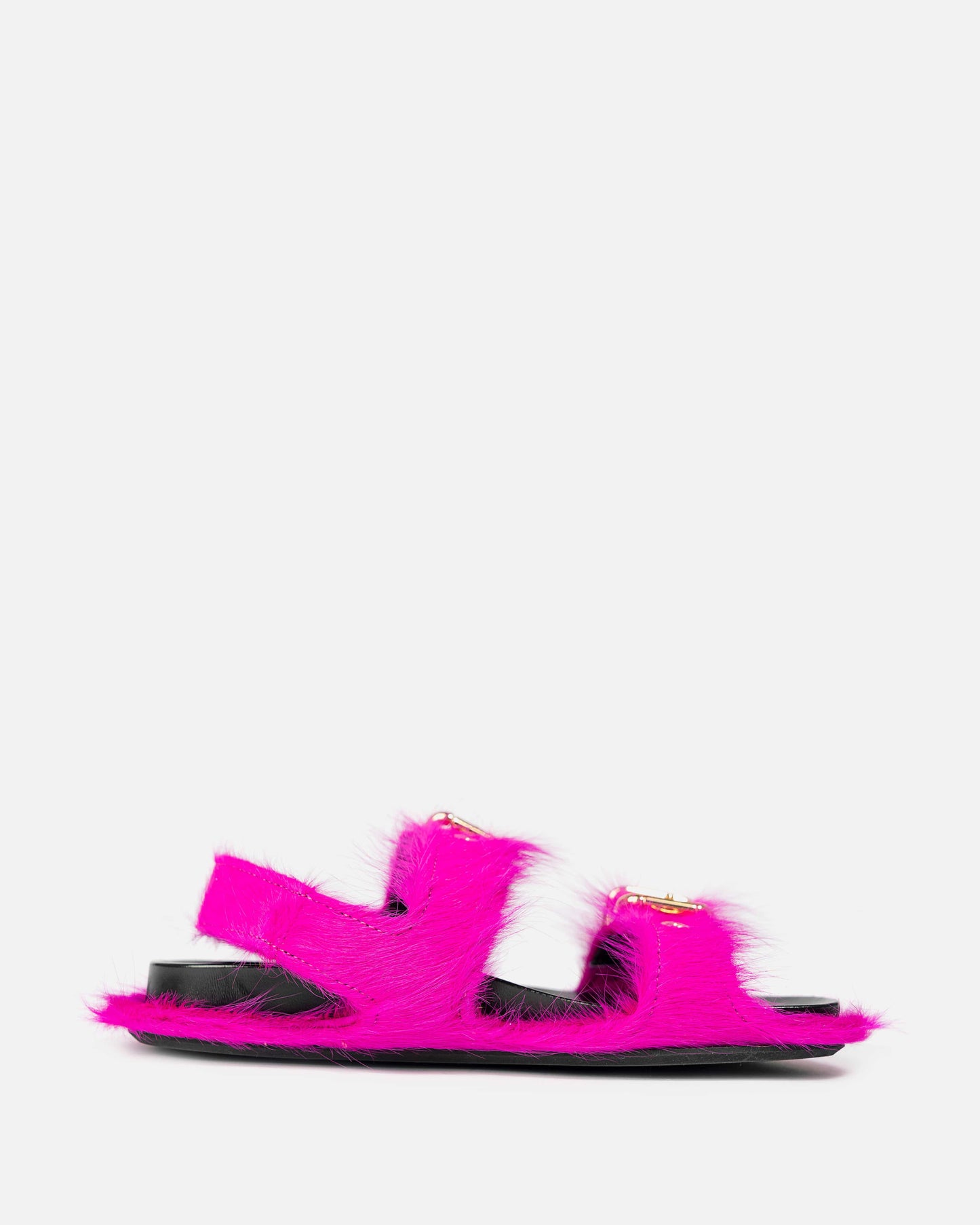 Marni Women Sandals Light Two Buckle Sandal in Fuchsia