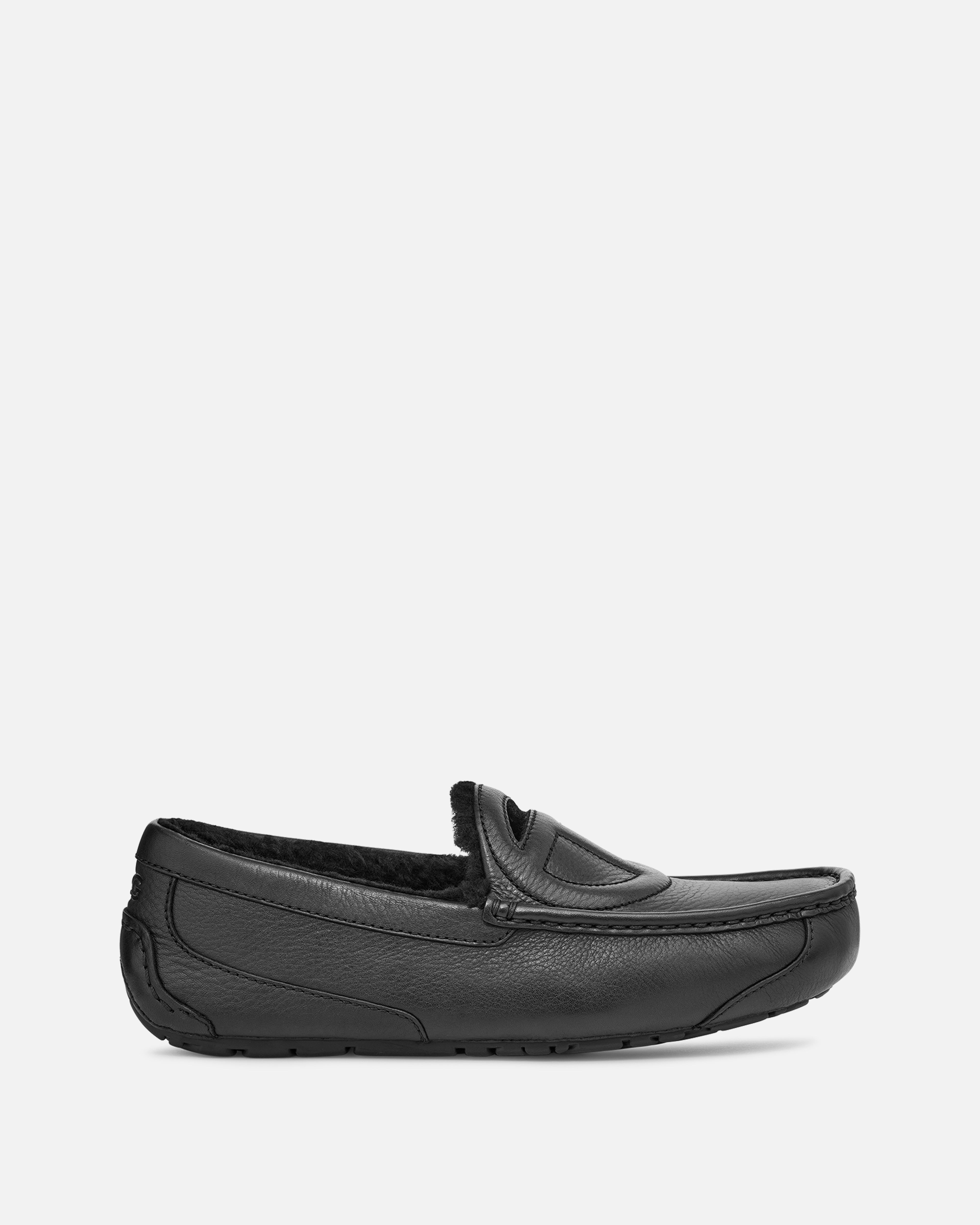 UGG x Telfar Black Leather Loafers UGG x TELFAR Small Shopper Crinkle - Black main image 4